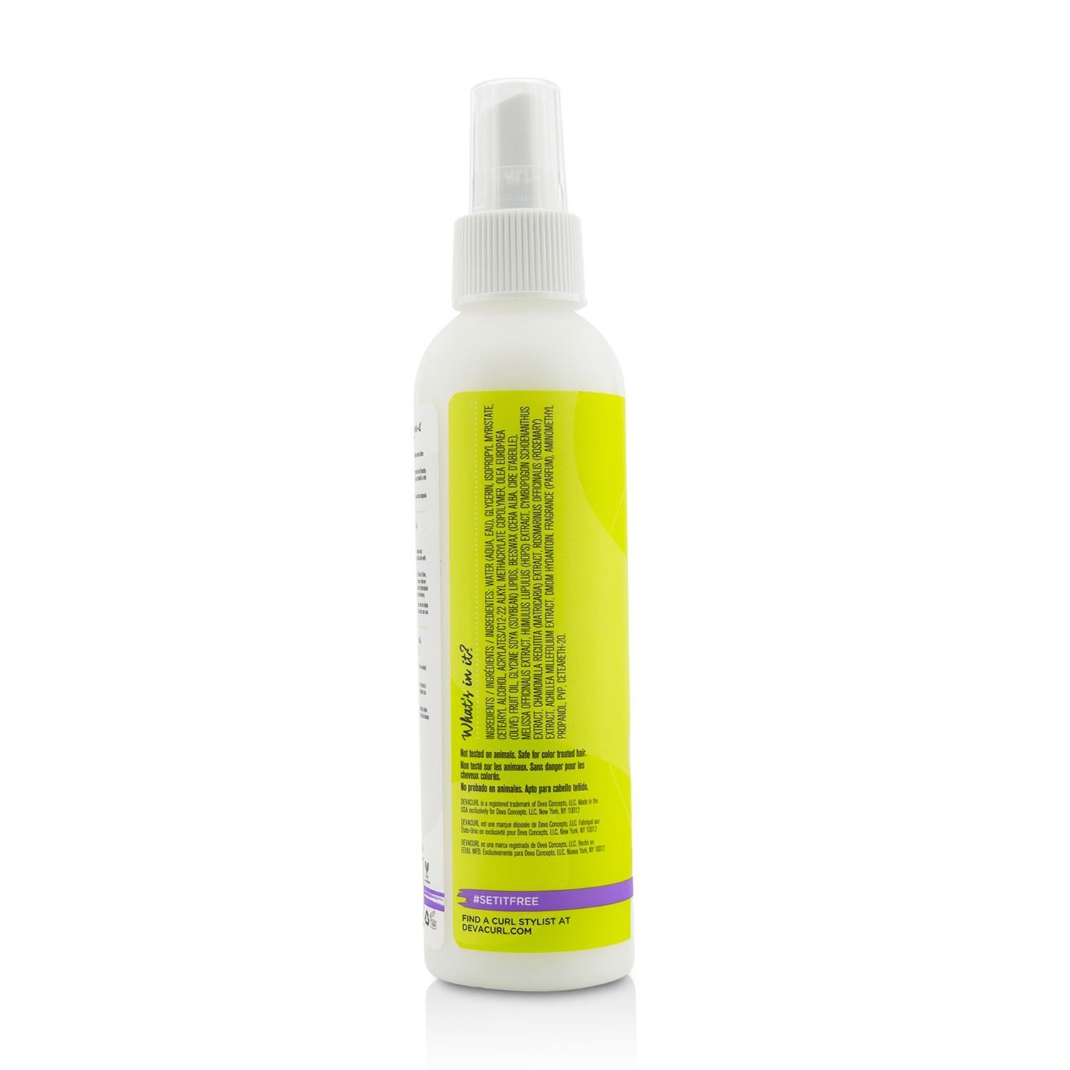 DevaCurl Set It Free (Moisture Lock Finishing Spray - Shine & Finish) 177ml/6oz