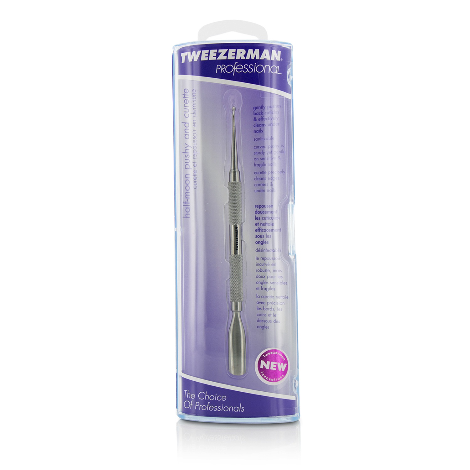 Tweezerman Professional Half Moon Pushy and Curette Picture Color