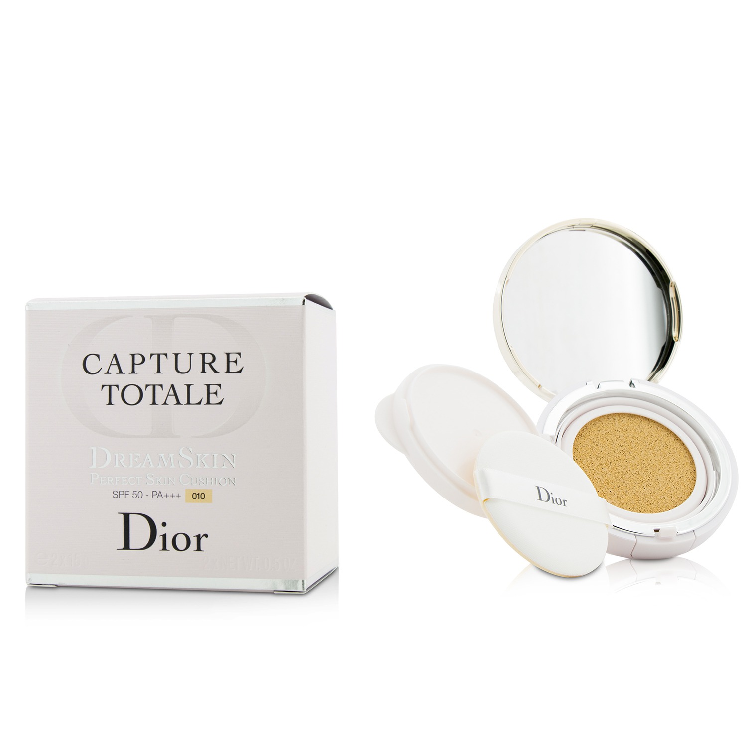 Christian Dior Capture Totale Dreamskin Perfect Skin Cushion SPF 50 With Extra Refill 2x15g/0.5oz