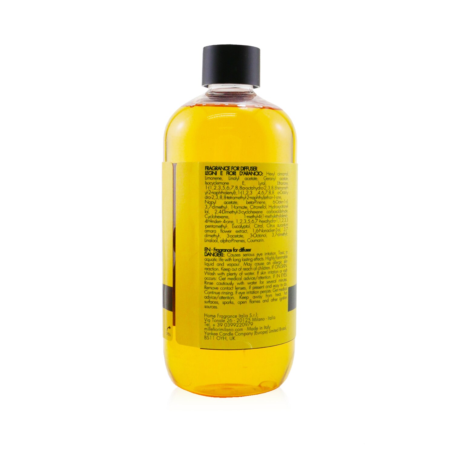 Millefiori Natural Fragrance Diffuser Refill - Legni E Fiori D'Arancio 500ml/16.9oz