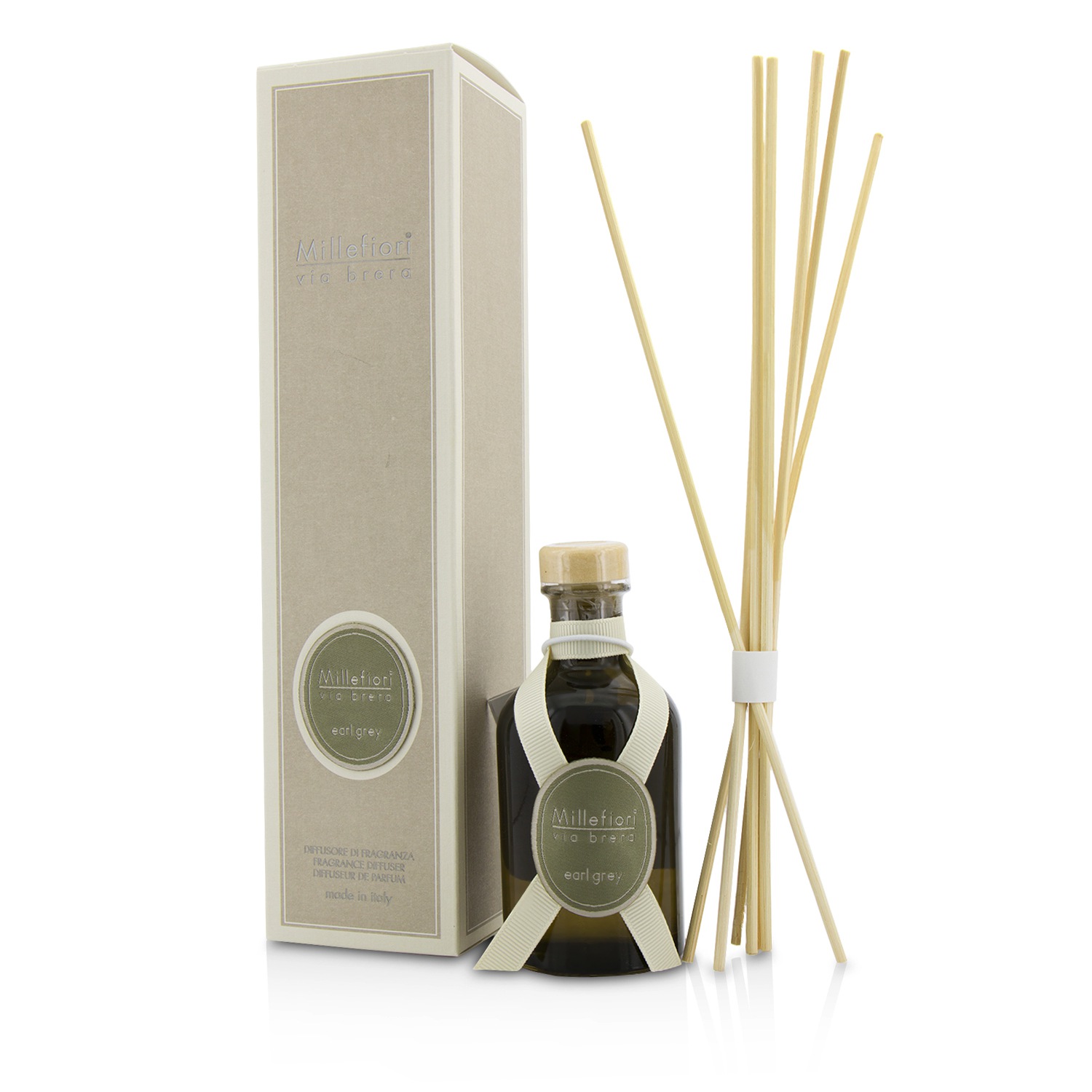 Millefiori Via Brera Fragrance Diffuser - Earl Grey 100ml/3.38oz