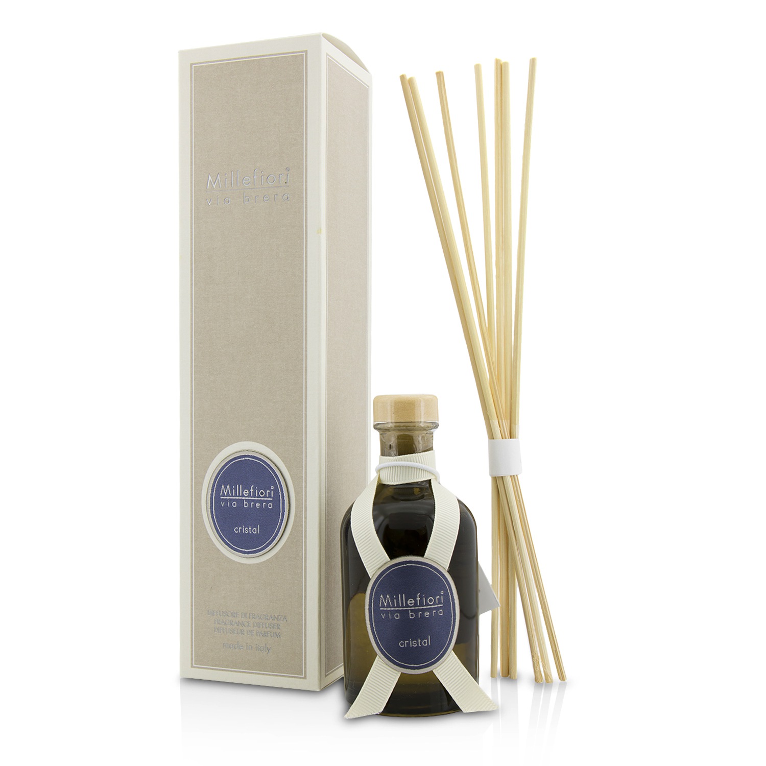 Millefiori Via Brera Fragrance Diffuser - Cristal 100ml/3.38oz