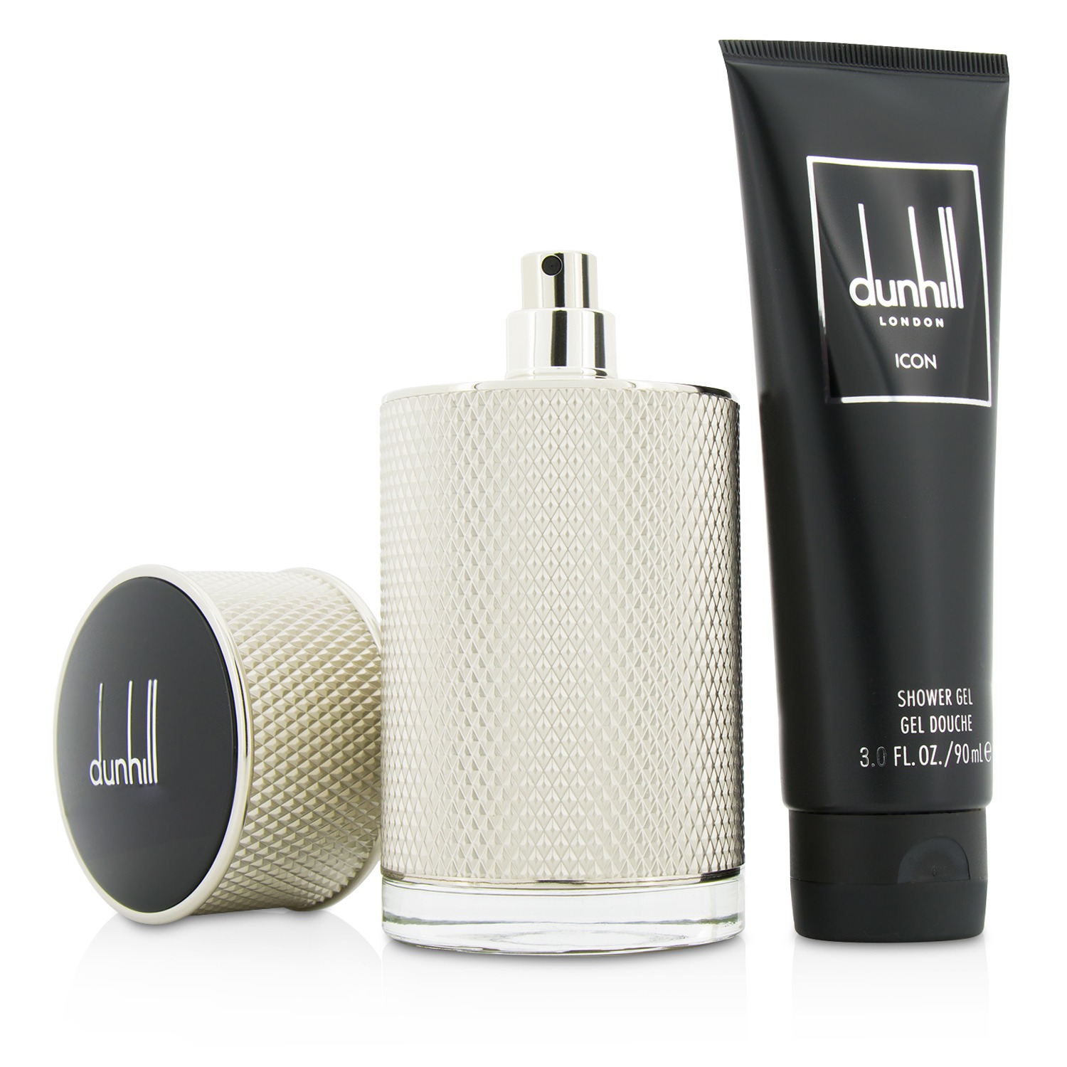 Dunhill Icon Coffret: או דה פרפיום ספריי 100 מ&quot;ל + ג'ל רחצה 90 מ&quot;ל 2pcs
