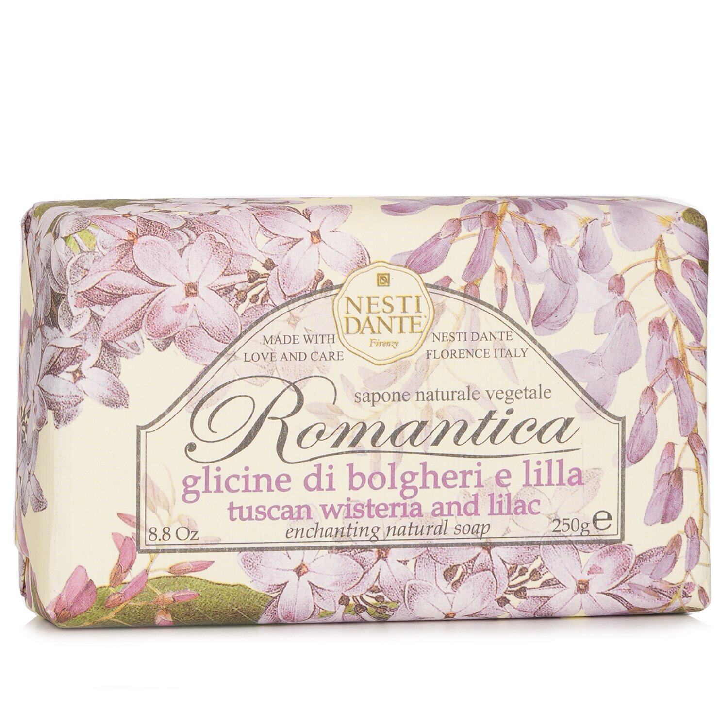 Nesti Dante Romantica Enchanting Natural Soap - Tuscan Wisteria & Lilac 250g/8.8oz