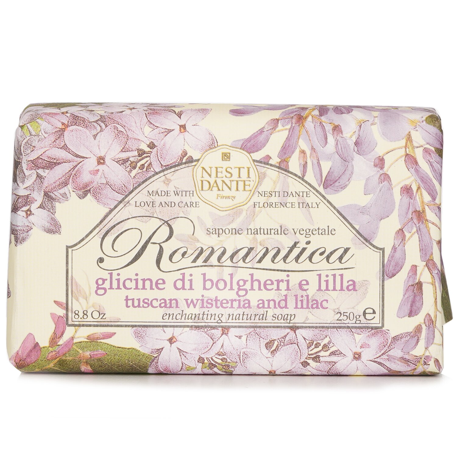 Nesti Dante Romantica Enchanting Natural Soap - Tuscan Wisteria & Lilac 250g/8.8oz
