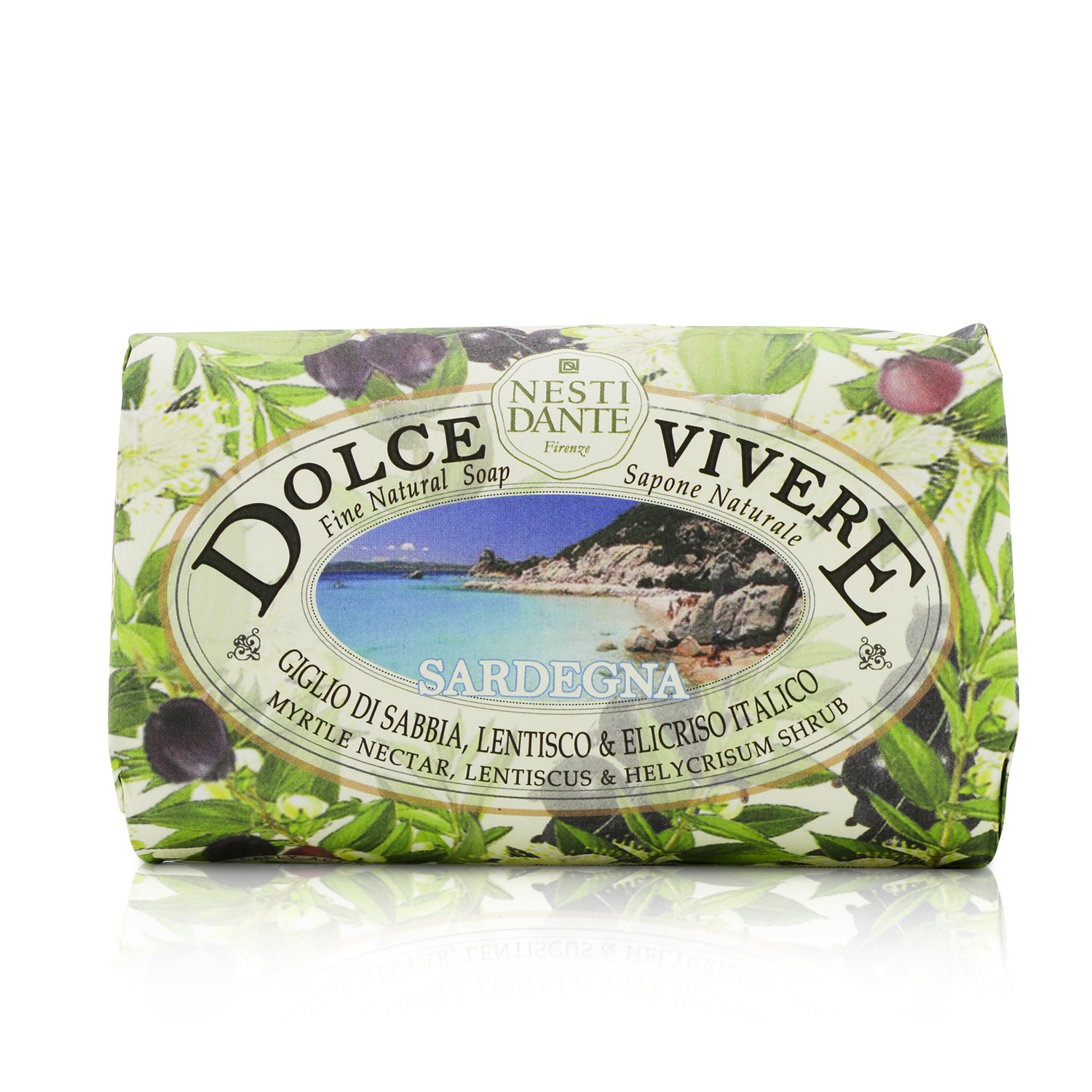 Nesti Dante Sabonete Natural Fino Dolce Vivere - Sardegna - Néctar de Murta, Lentiscus e Arbusto Helycrisum 250g/8.8oz
