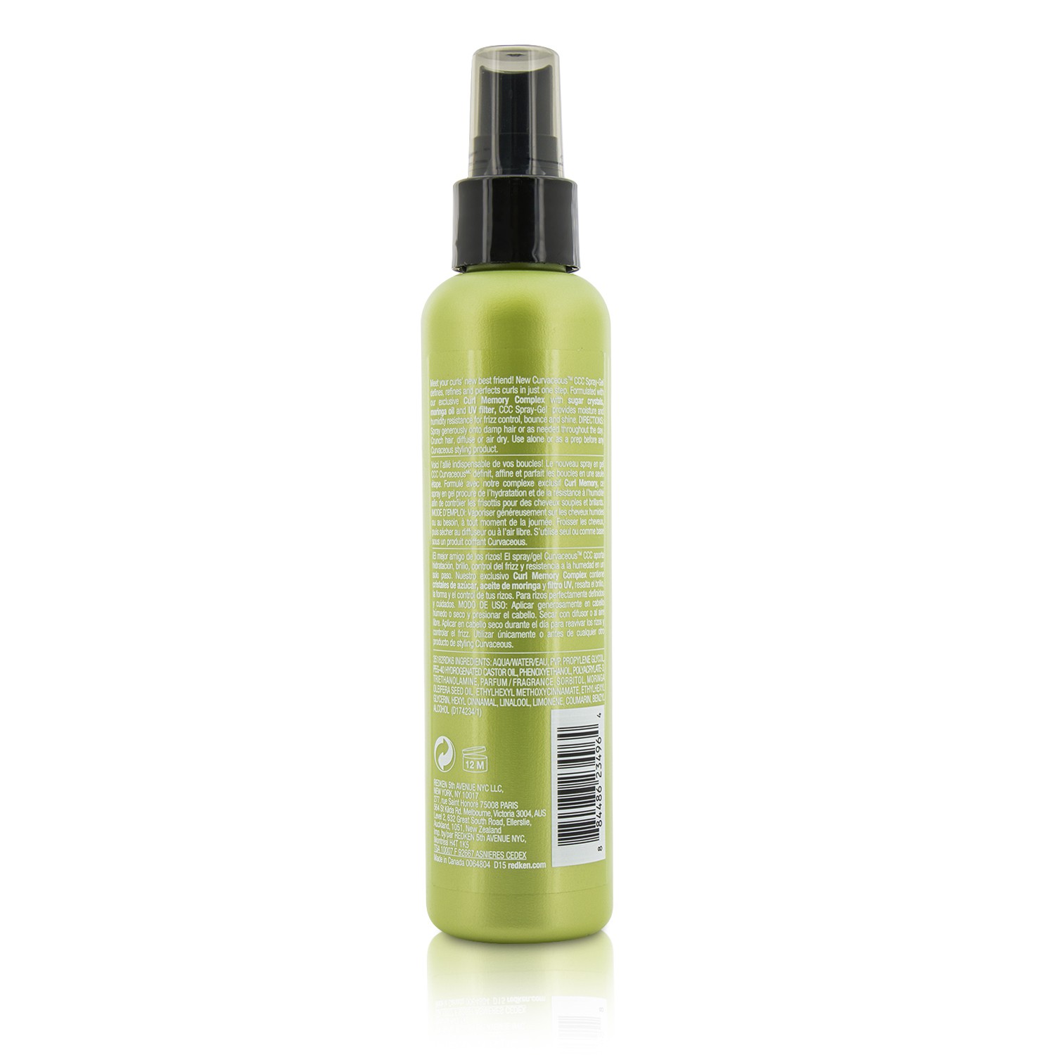 Redken Curvaceous CCC Spray Climate Control Caring Spray-Gel (For All Curls) 150ml/5oz