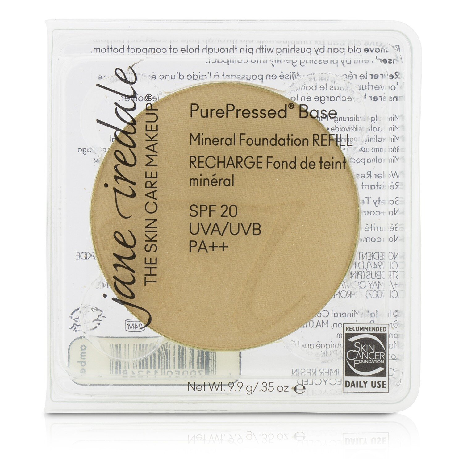 Jane Iredale PurePressed Base Mineral Foundation Refill SPF 20 9.9g/0.35oz