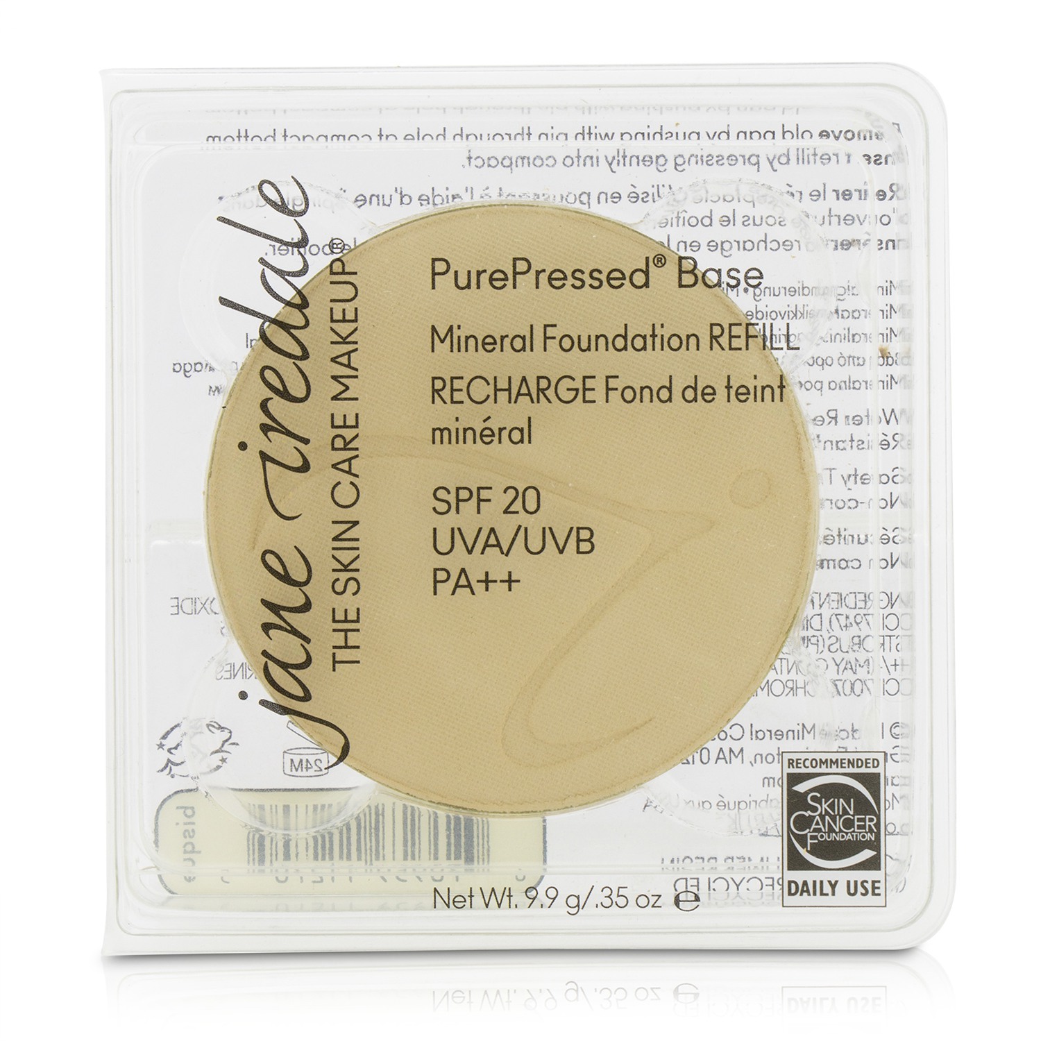 Jane Iredale 愛芮兒珍 奇幻礦物質粉蕊 (粉餅/粉底) SPF 20 9.9g/0.35oz