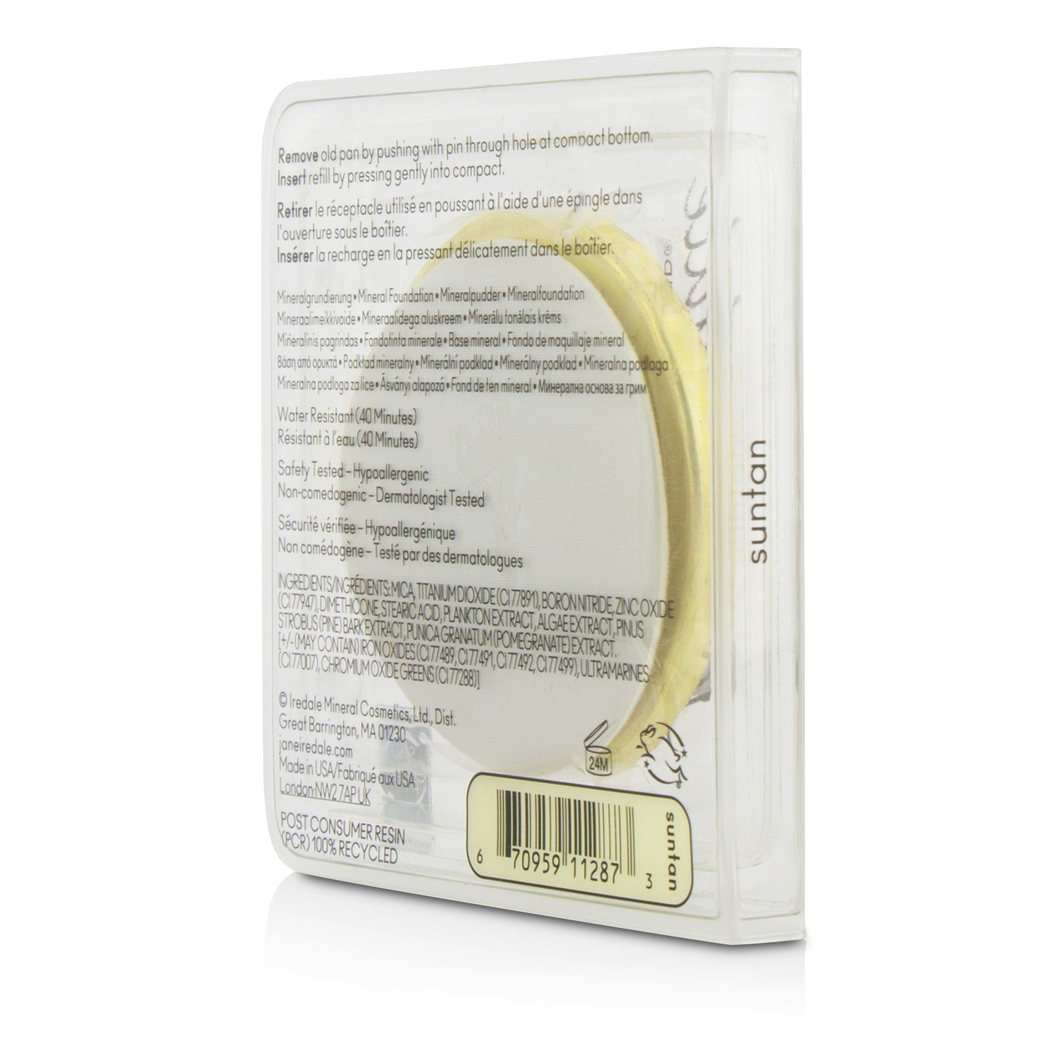 Jane Iredale  愛芮兒珍 四合一礦物質奇幻粉餅補充裝 SPF 20 9.9g/0.35oz