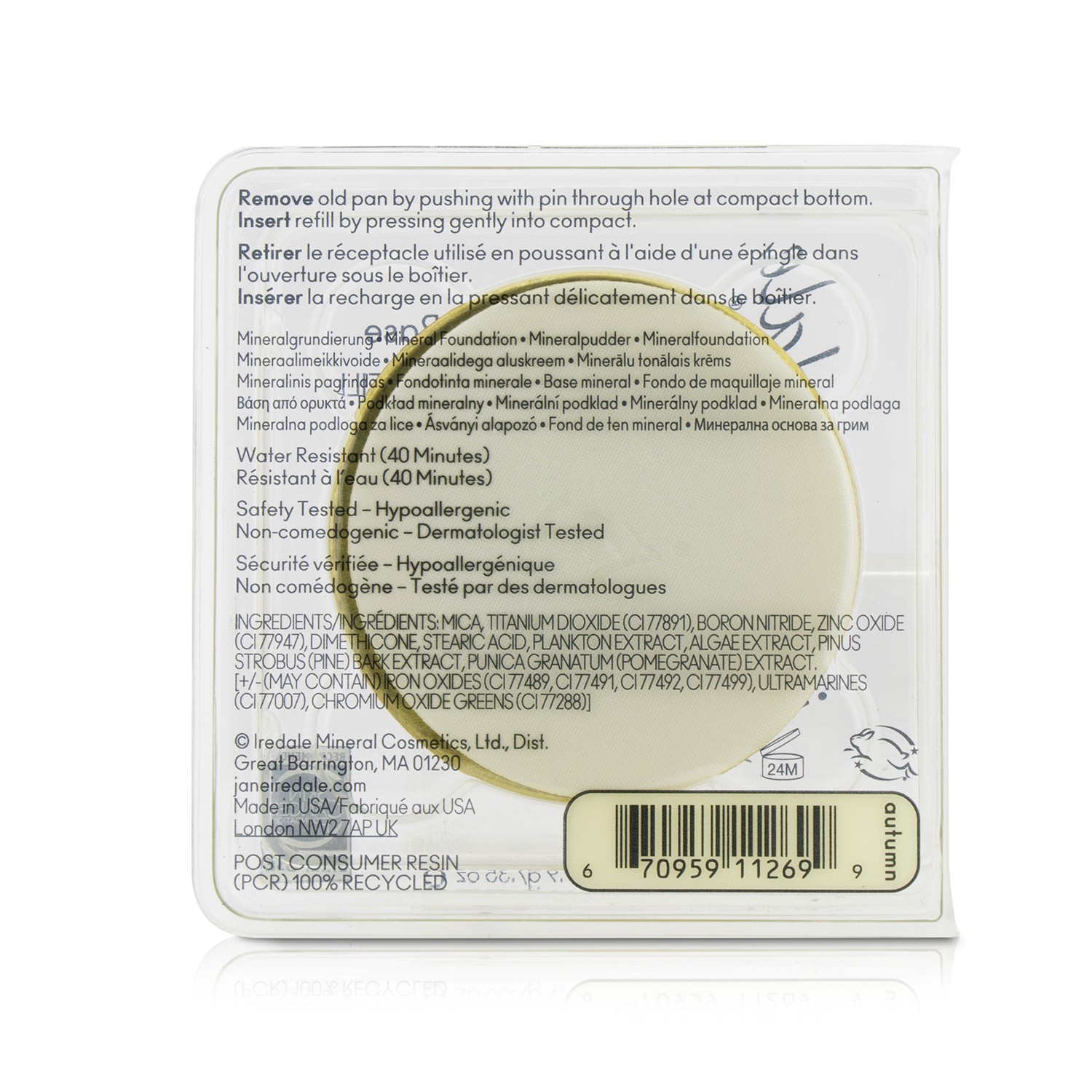Jane Iredale PurePressed Base Mineral Foundation 9.9g/0.35oz