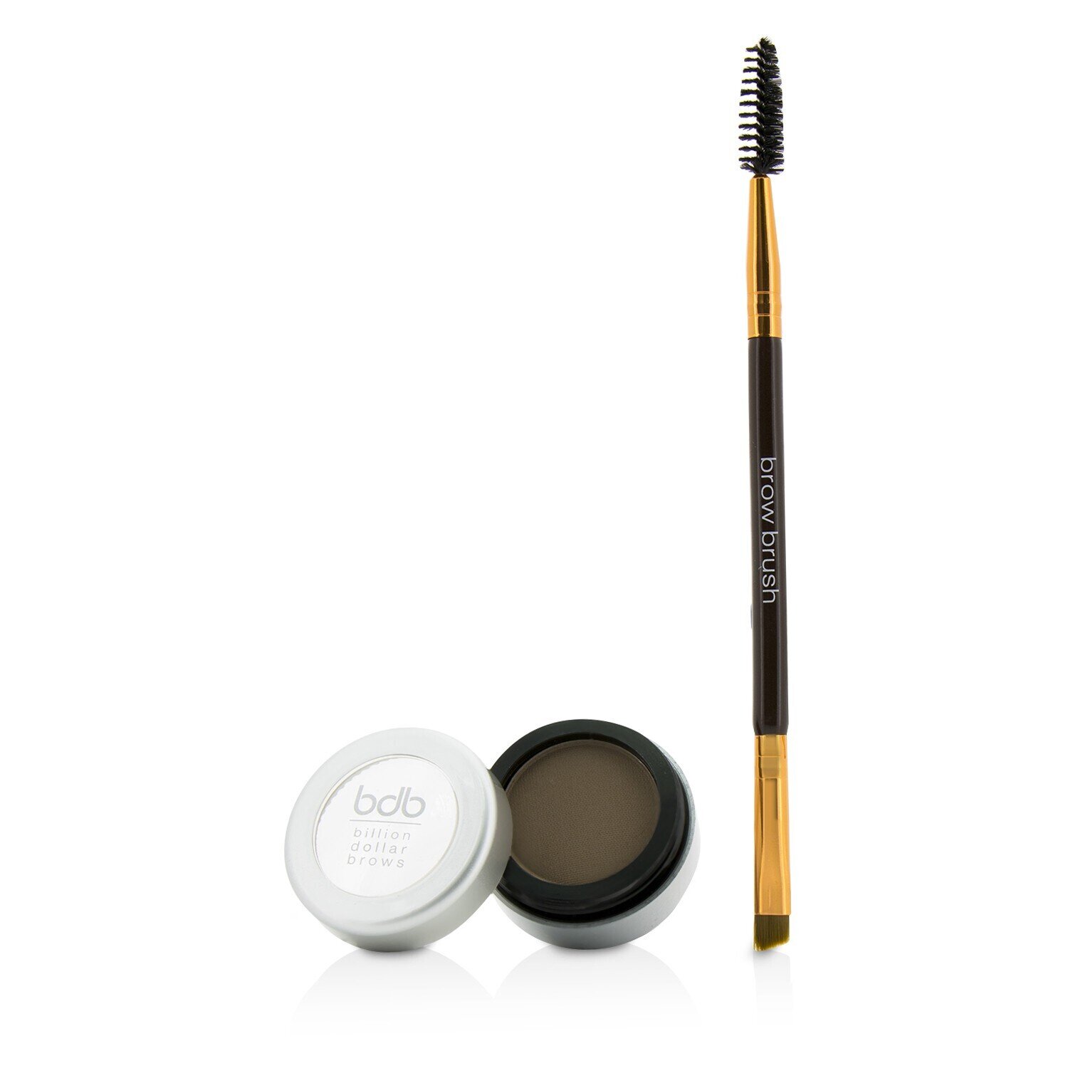 Billion Dollar Brows 60 Seconds To Beautiful Brows Kit (1x Brow Powder, 1x Dual Ended Brow Brush) 2pcs