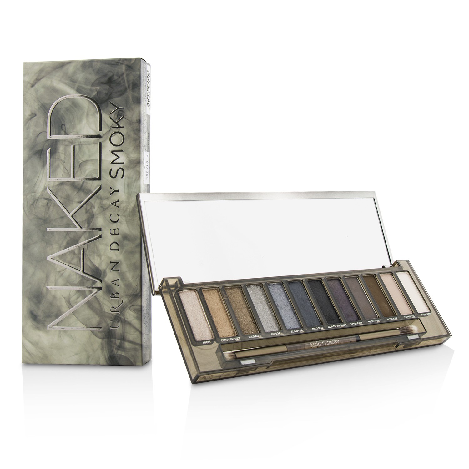 Urban Decay Naked Smoky Eyeshadow Palette: 12x Eyeshadow, 1x Doubled Ended Shadow Blending Brush S1924700 Picture Color