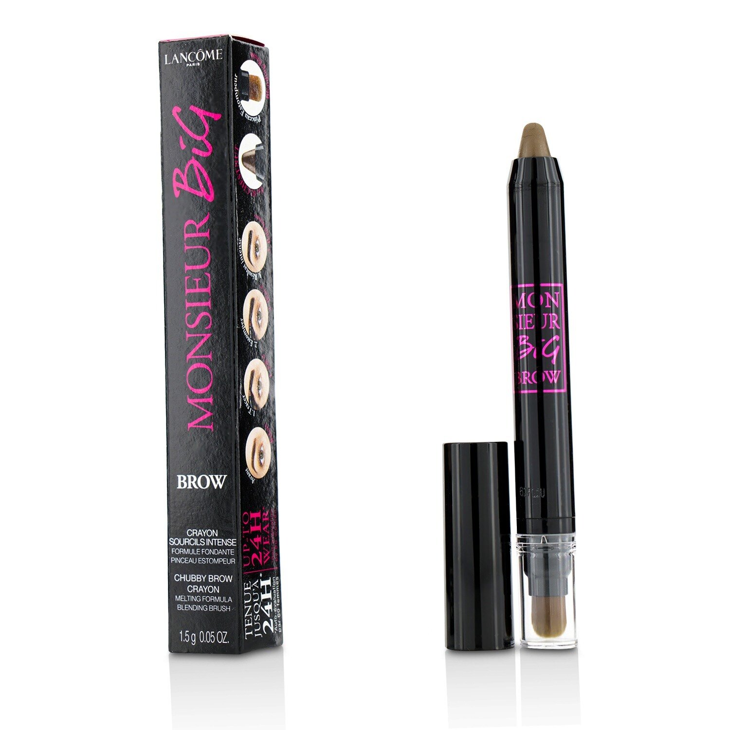 Lancome Monsieur Big Brow Chubby Crayón de Cejas Con Brocha Mezcladora 1.5g/0.05oz