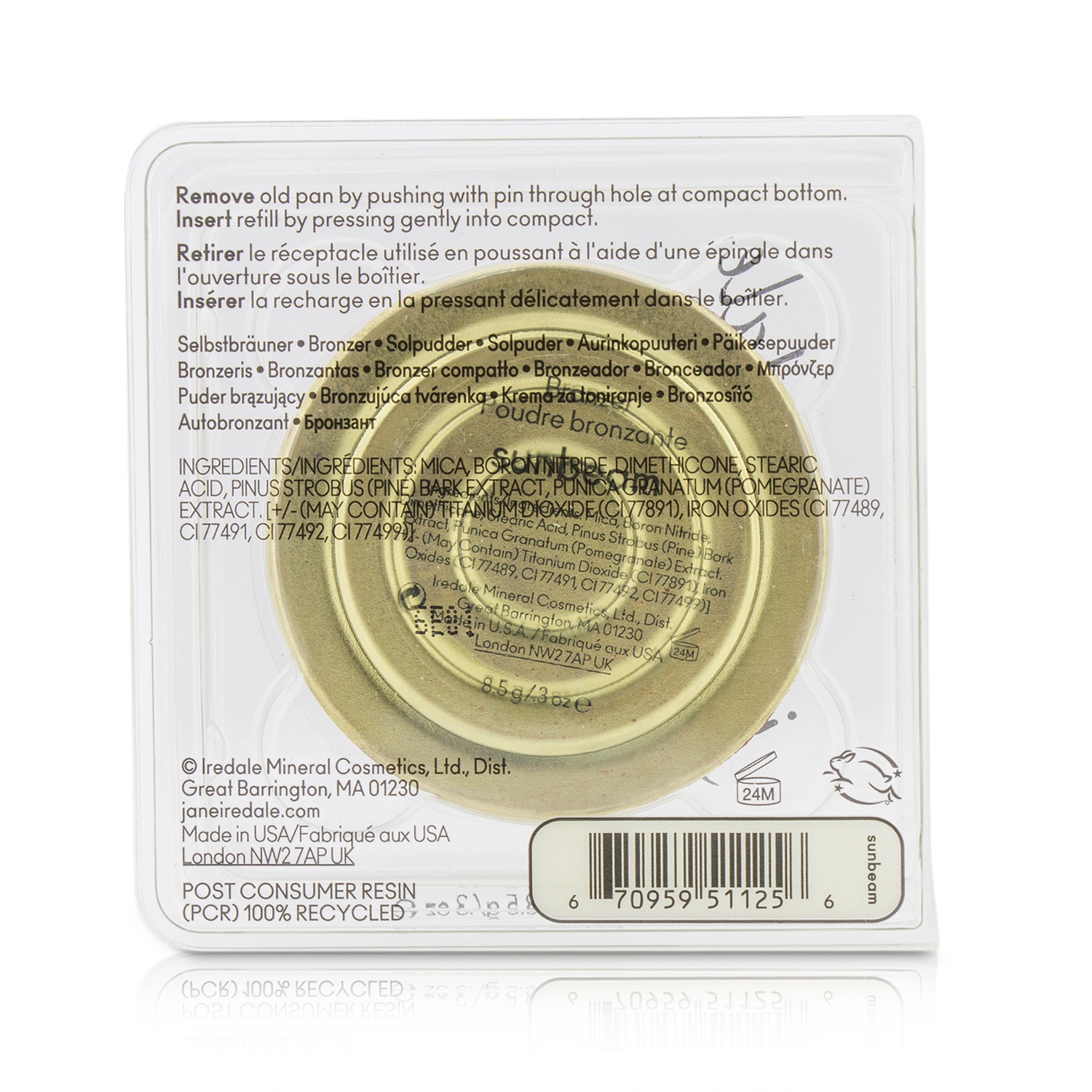 Jane Iredale Sunbeam Bronzer Refill 8.5g/0.3oz