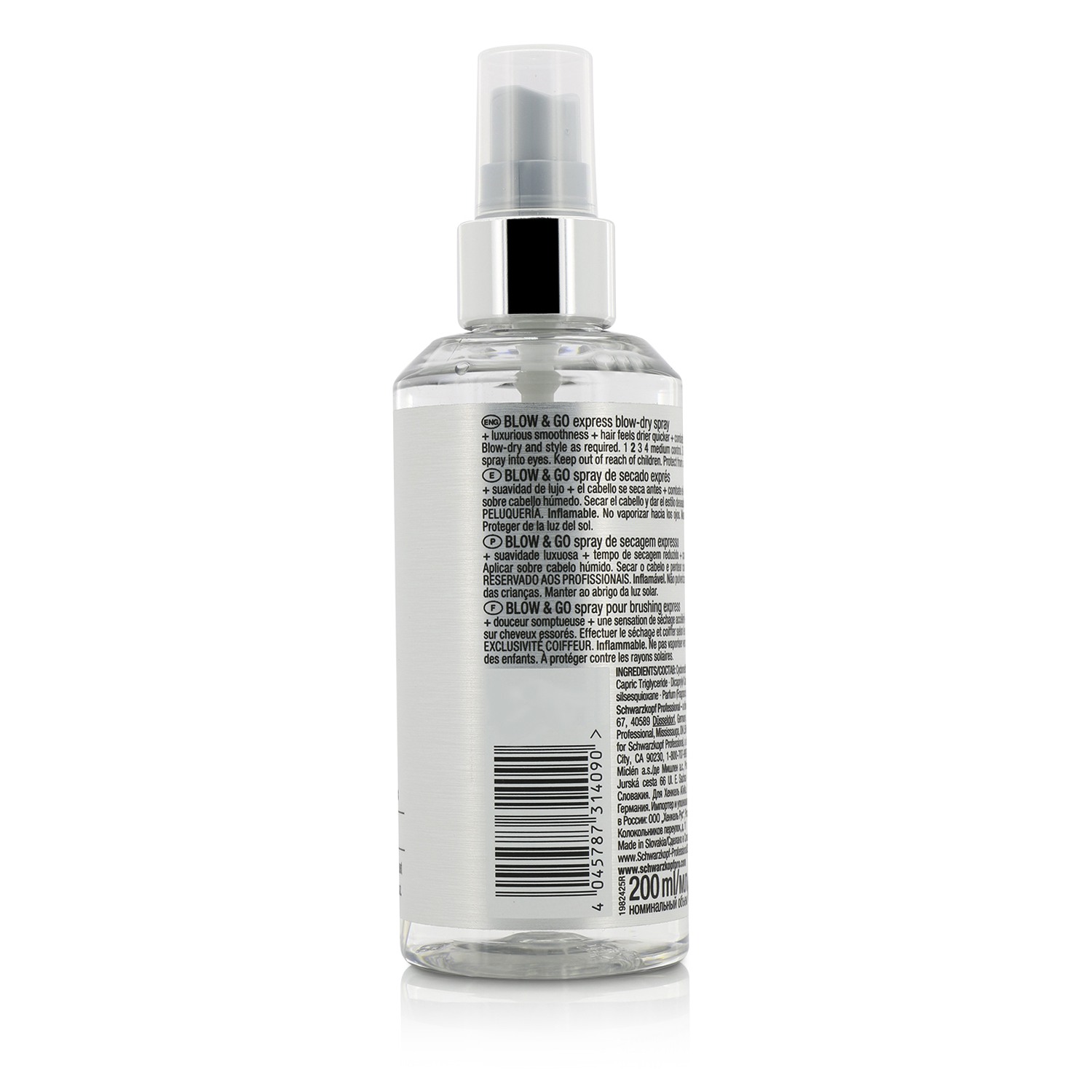 Schwarzkopf Osis+ Blow & Go Express Blow-Dry Spray (Medium Control) 200ml/6.75oz