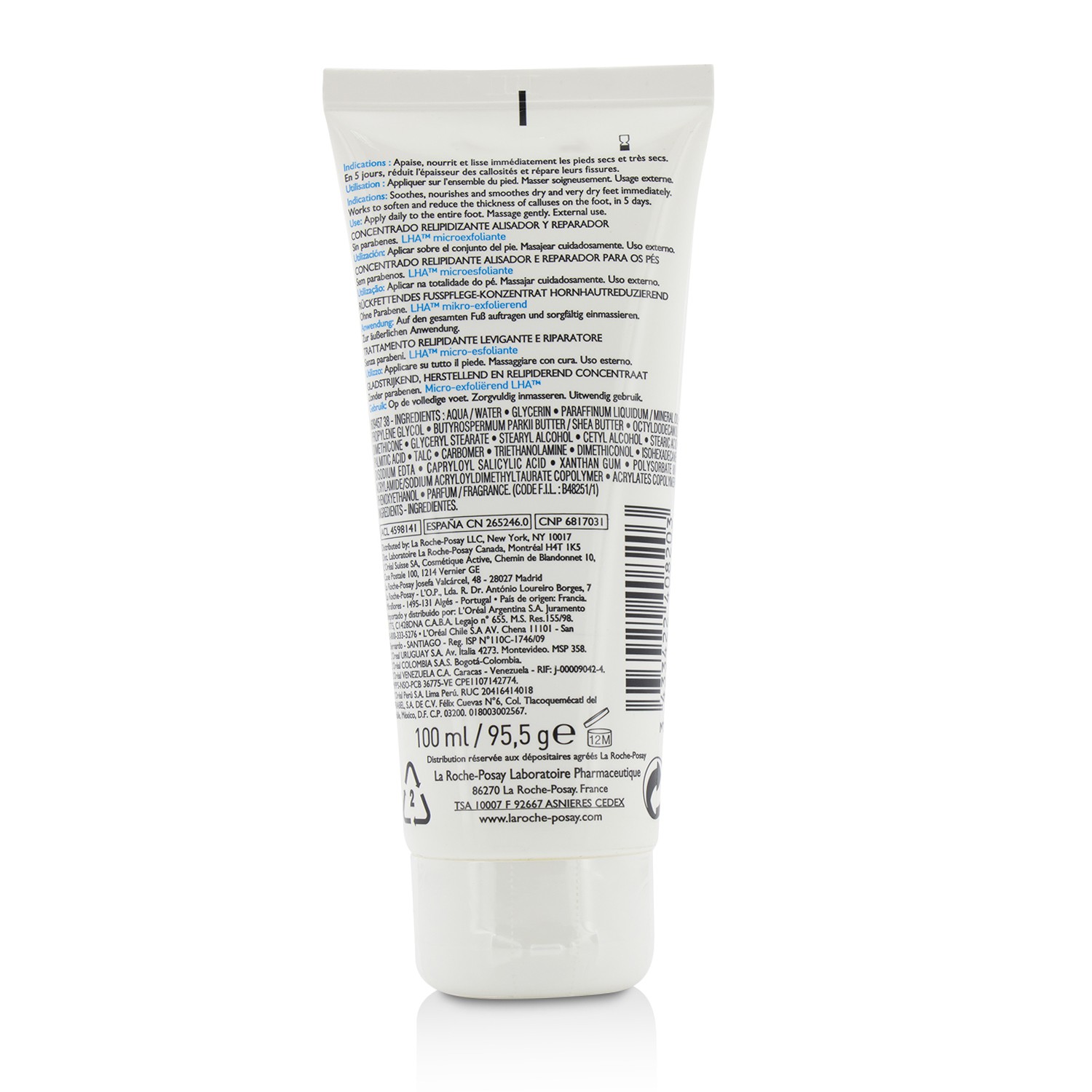 La Roche Posay Lipikar Podologics Smoothing And Restoring Lipid-Replenishing Foot Care Concentrate 100ml/3.38oz