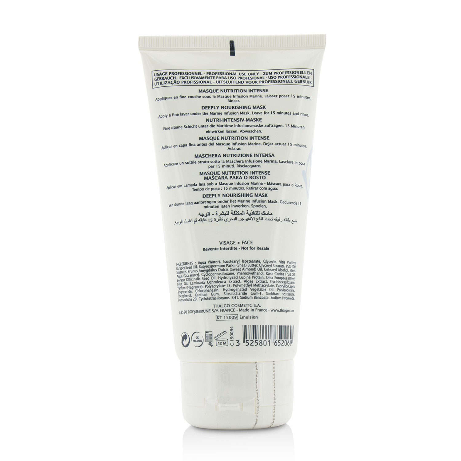Thalgo Cold Cream Marine Deeply Nourishing Mask - For Dry, Sensitive Skin (Salon Size) 150ml/5.07oz