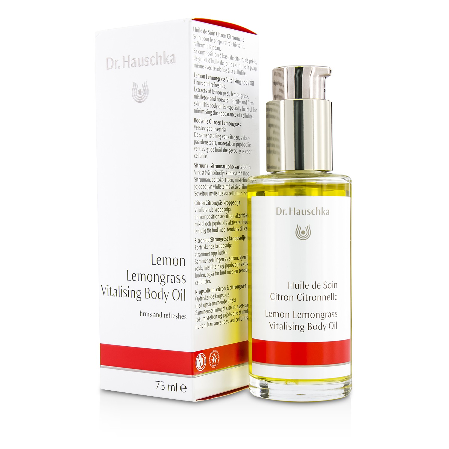Dr. Hauschka Lemon Lemongrass Vitalising Body Oil - Firms & Refreshes (Exp. Date 05/2017) 75ml/2.5oz