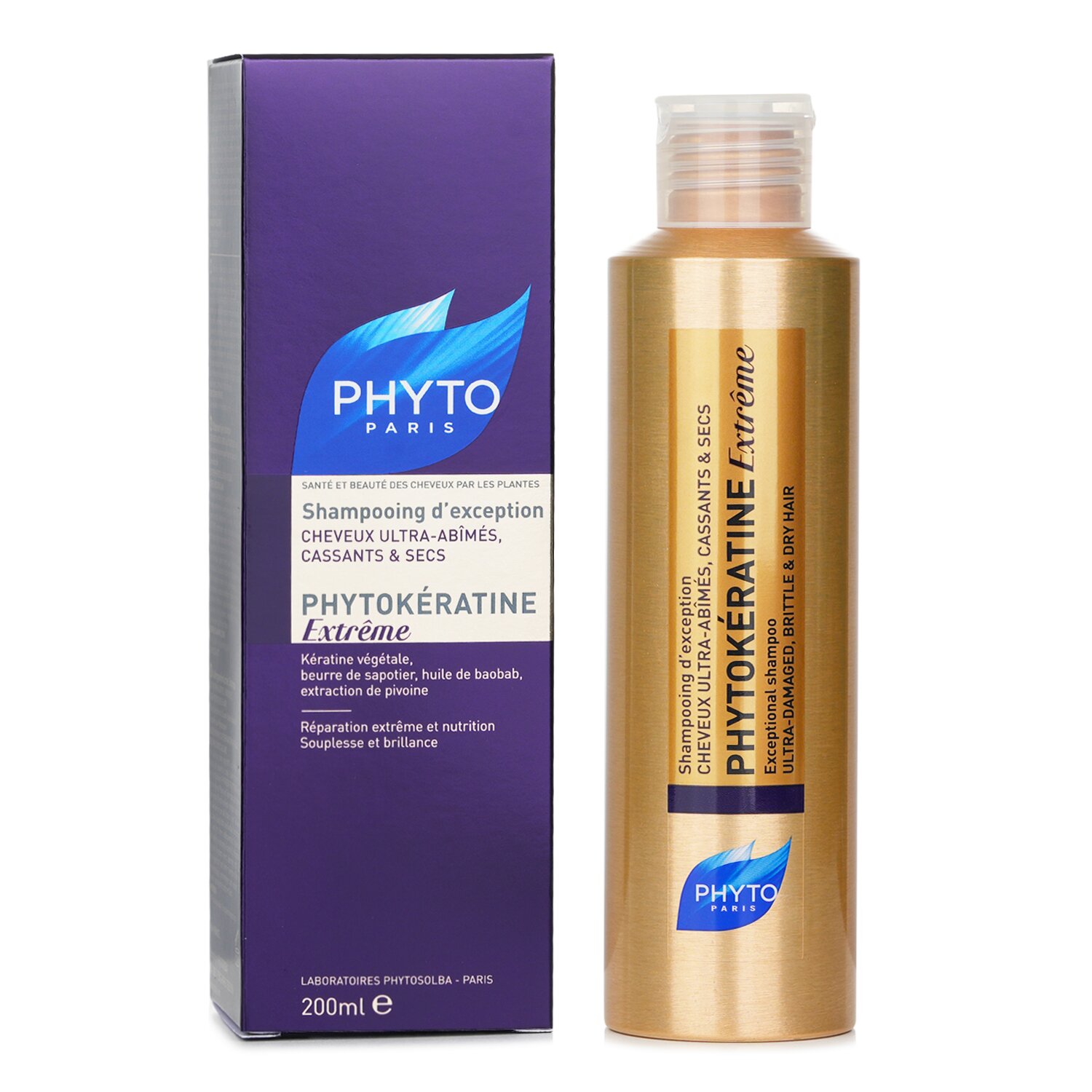 Phyto PhytoKeratine Extreme Exceptional Shampoo (Ultra-Damaged, Brittle & Dry Hair) 200ml/6.7oz