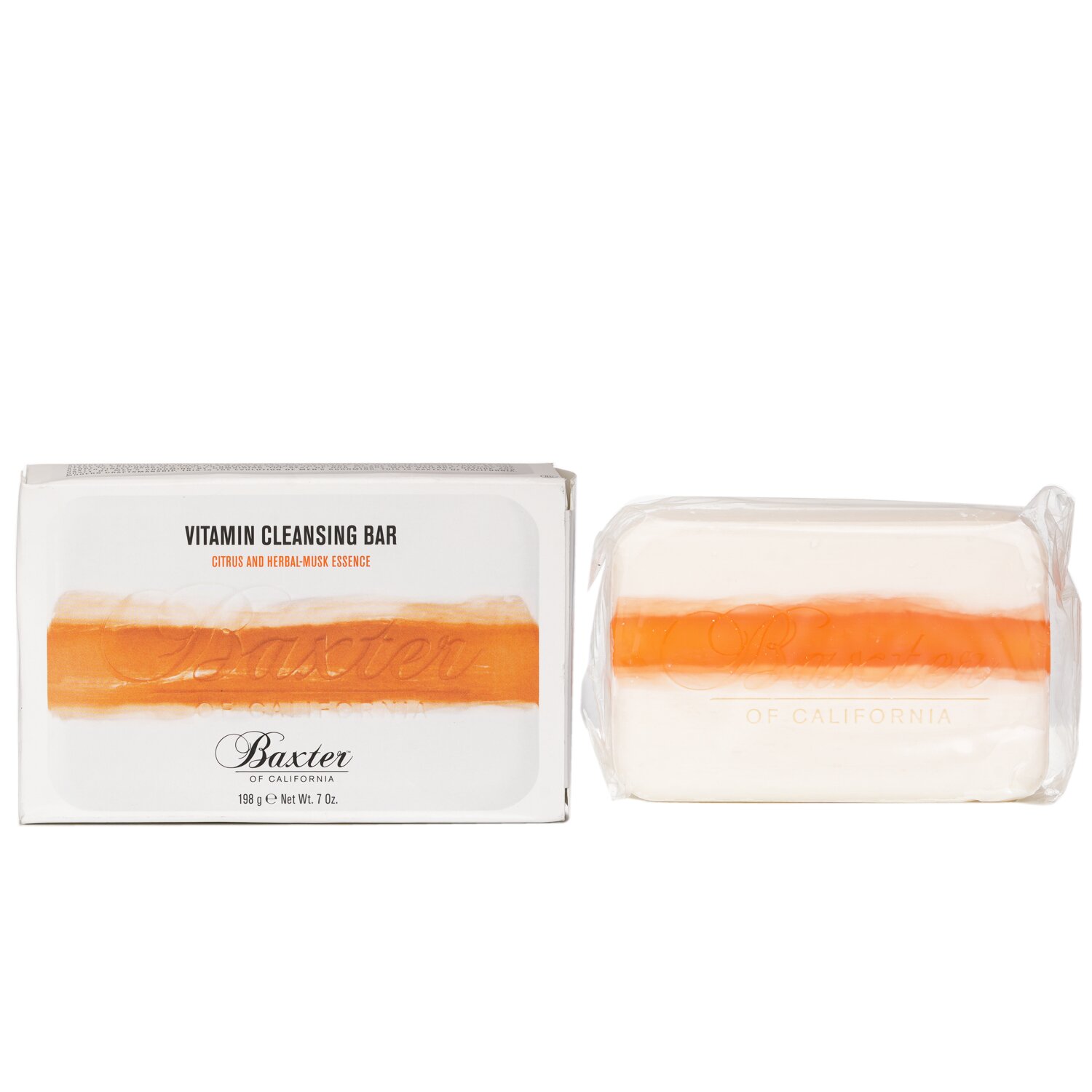 Baxter Of California Vitamin Cleansing Bar (Citrus And Herbal-Musk Essence) - Sabun Pembersih Wajah 198g/7oz