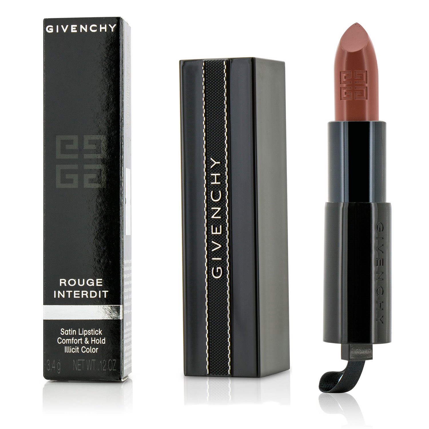 Givenchy Rouge Interdit Satin Lipstick 3.4g/0.12oz