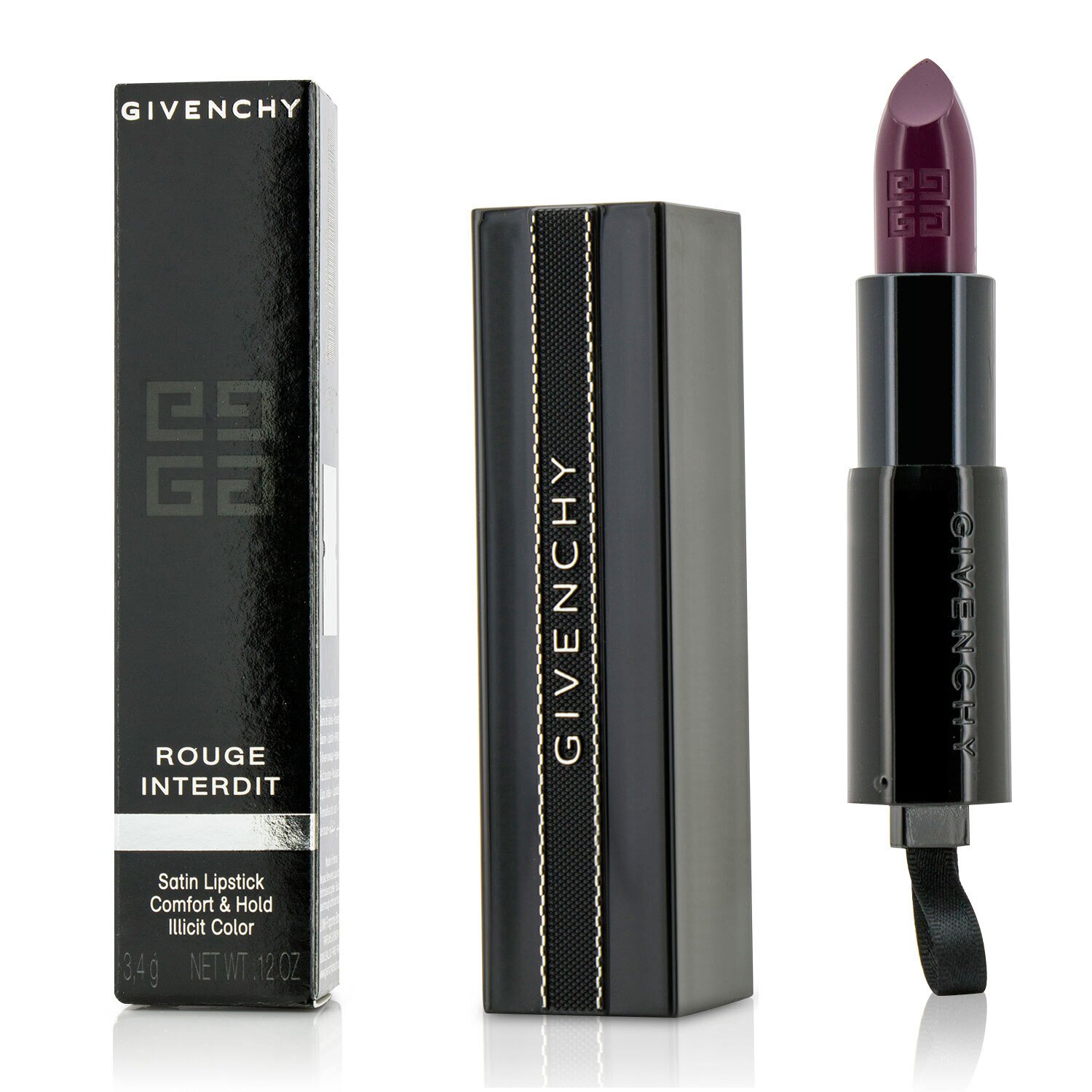 Givenchy Rouge Interdit Satin Lipstick 3.4g/0.12oz