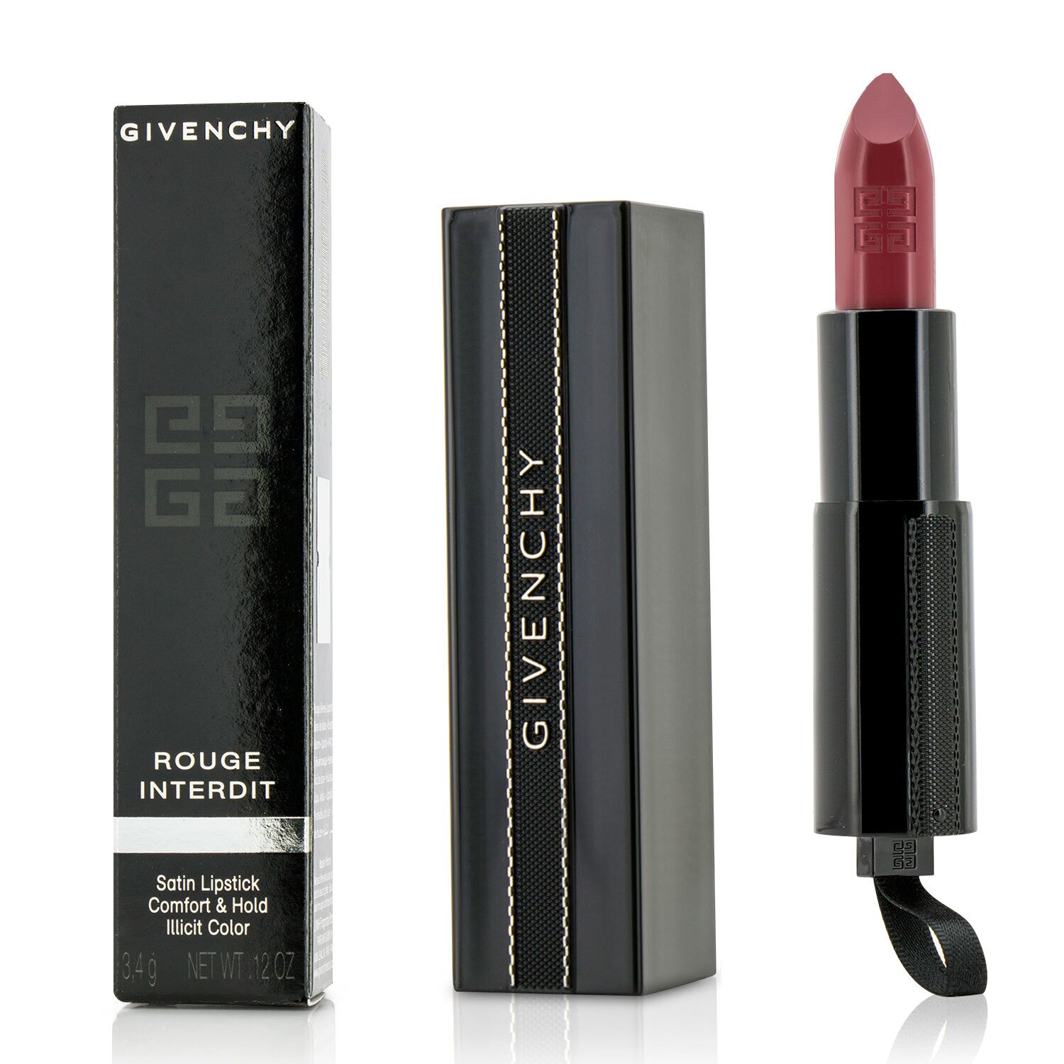 Givenchy Rouge Interdit Satin Lipstick 3.4g/0.12oz