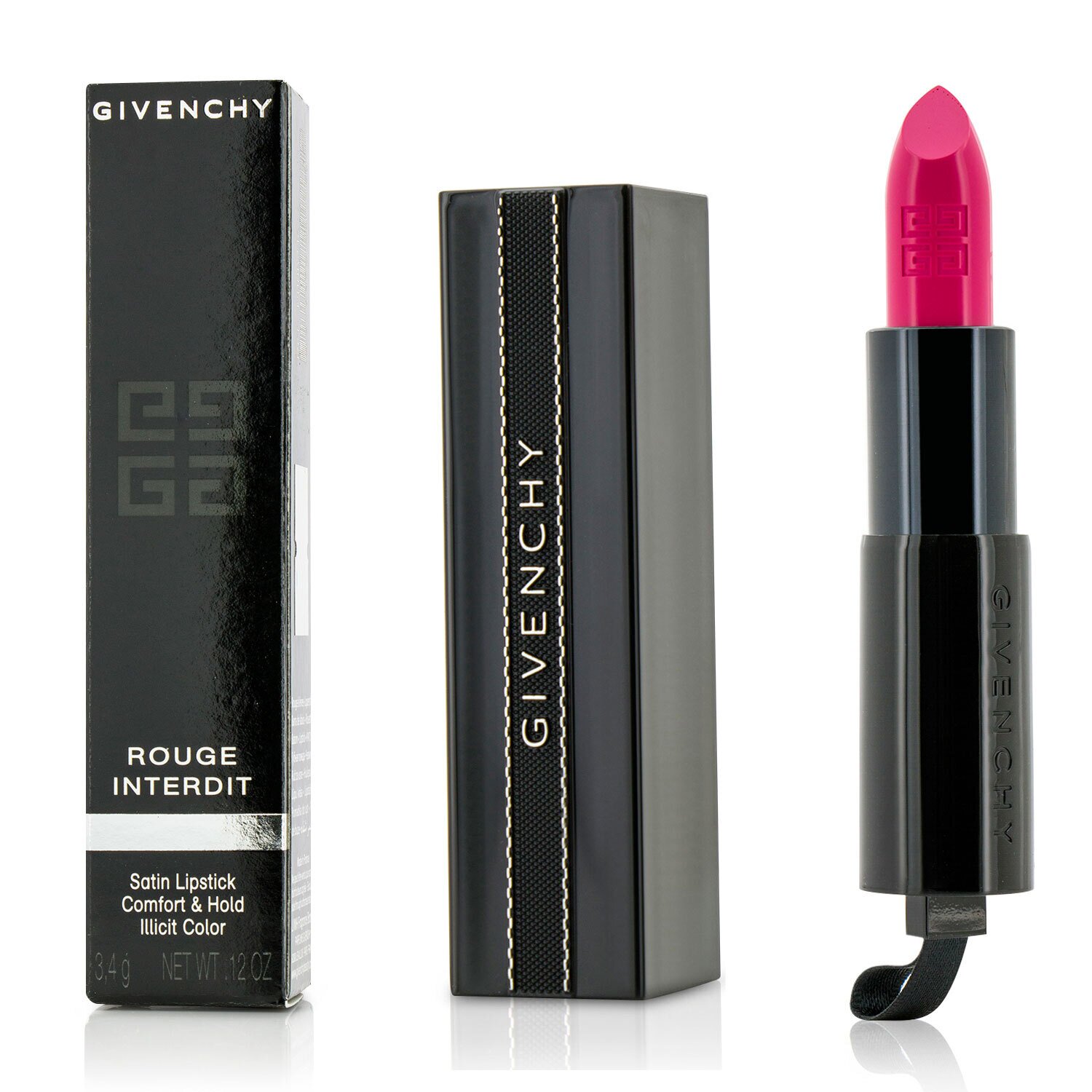 Givenchy Rouge Interdit Satin Lipstick 3.4g/0.12oz