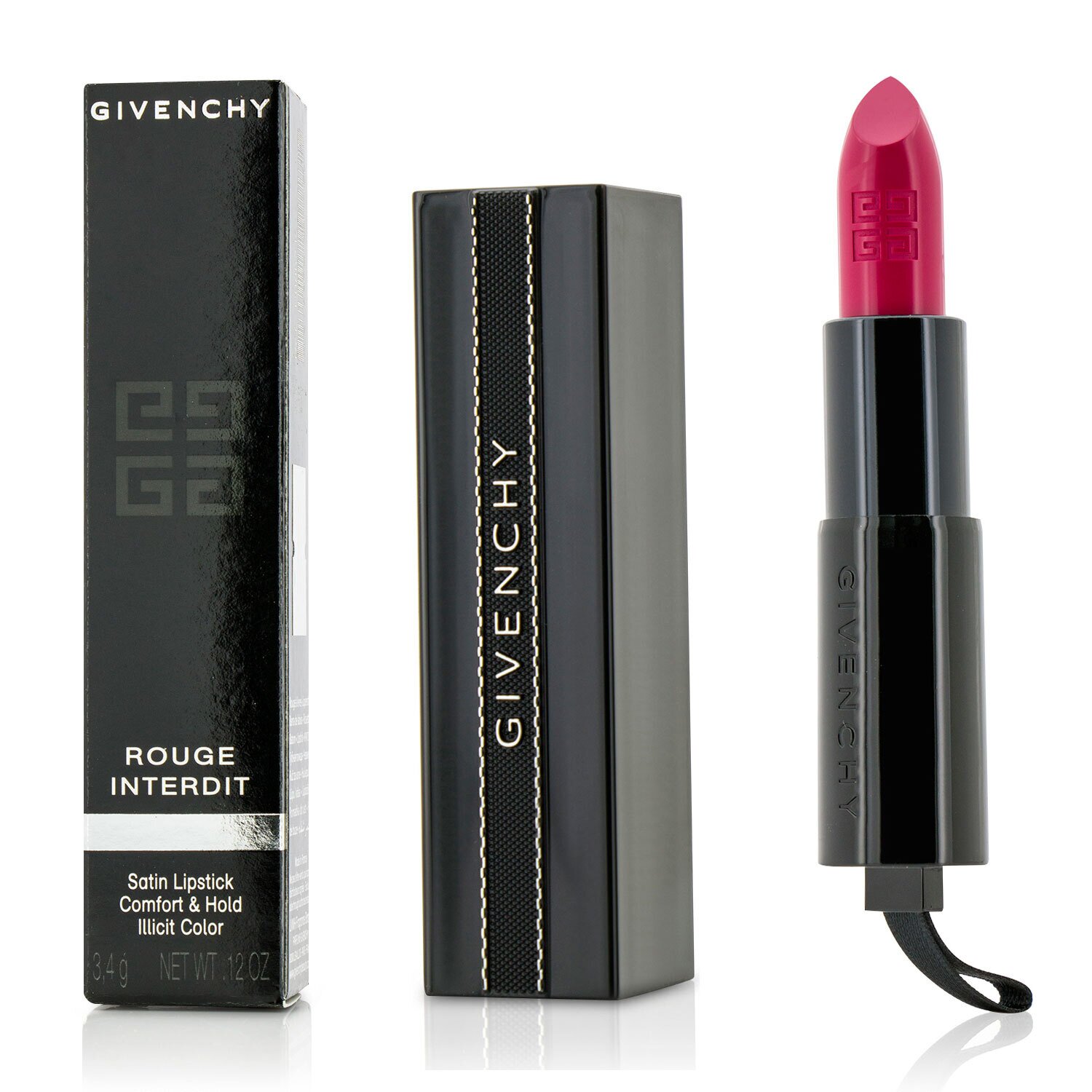 Givenchy Rouge Interdit Satin Lipstick 3.4g/0.12oz