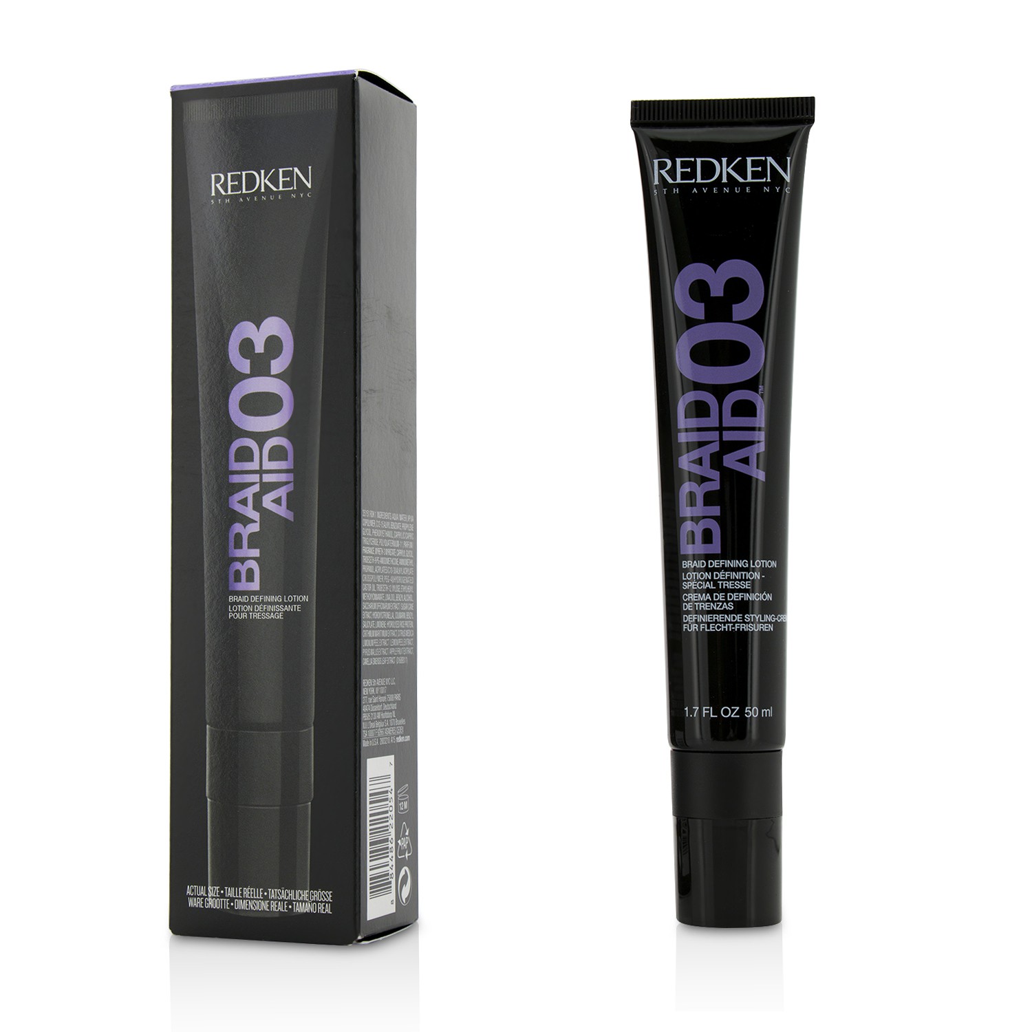 Redken Fashion Collection Braid Aid 03 Braid Defining Lotion (For Runway-Ready Braids and Twists) 50ml/1.7oz