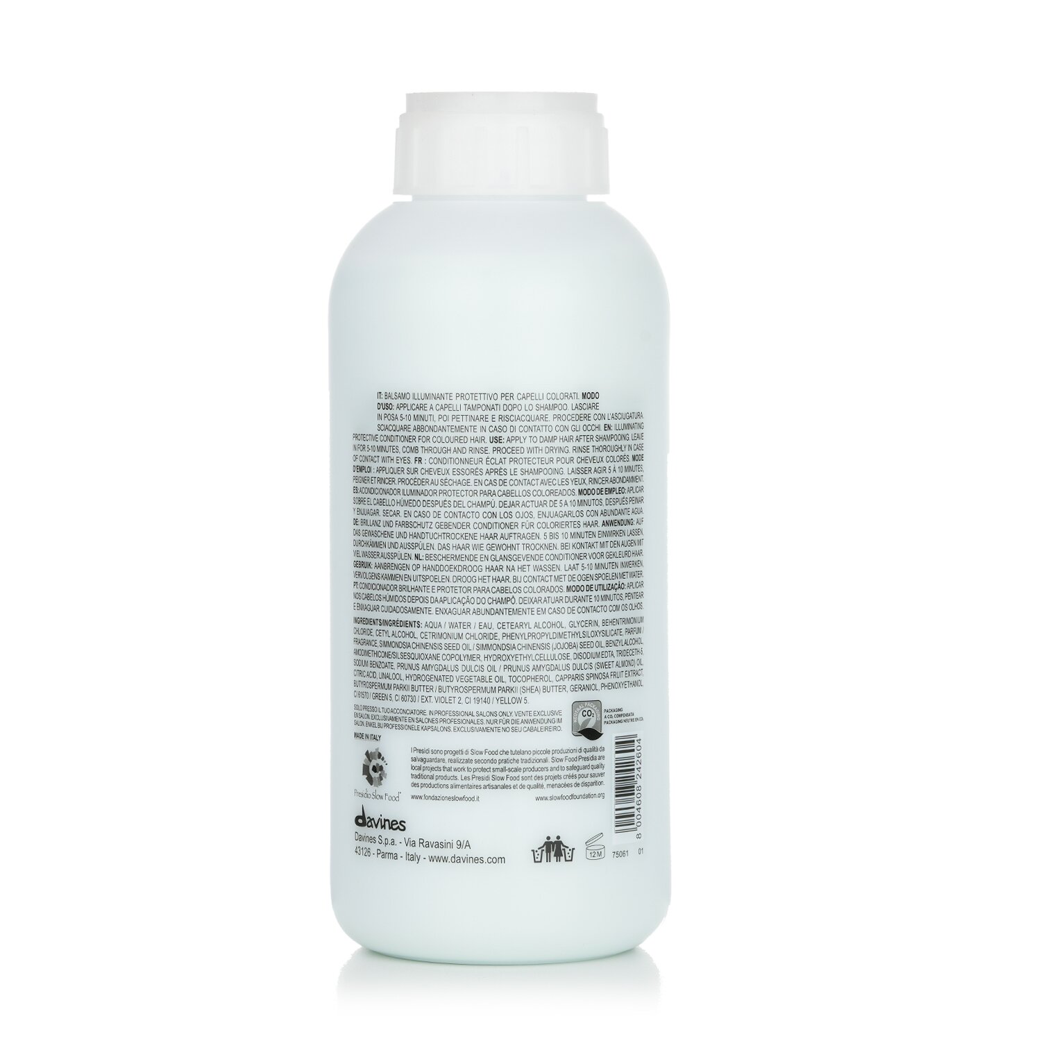 Davines 特芬莉(達芬尼斯) 亮色護髮素(染色髮質適用) 1000ml/33.8oz