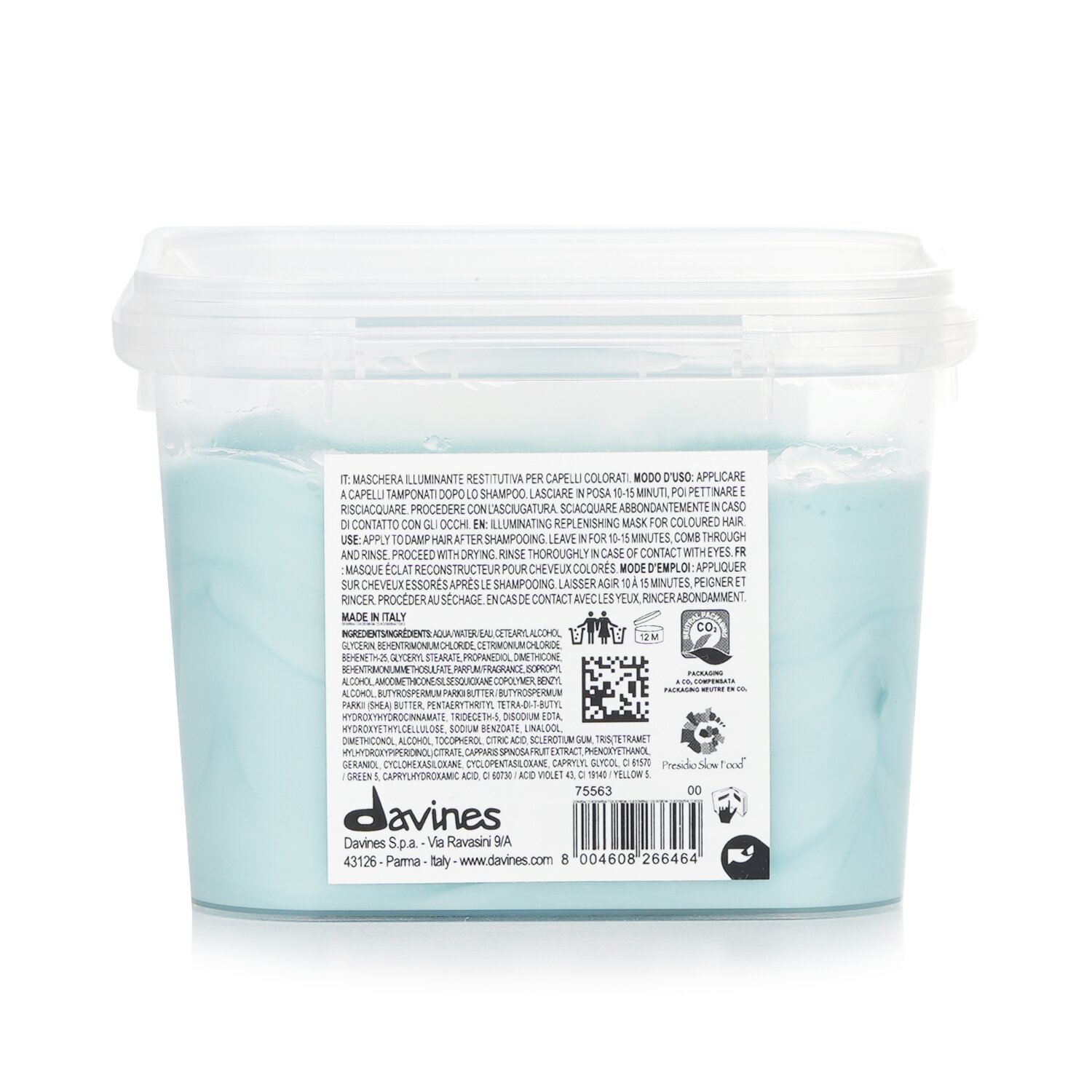 Davines Minu Pak Illuminating Replenishing Mask מסכה לשיער(לשיער צבוע) 250ml/8.73oz