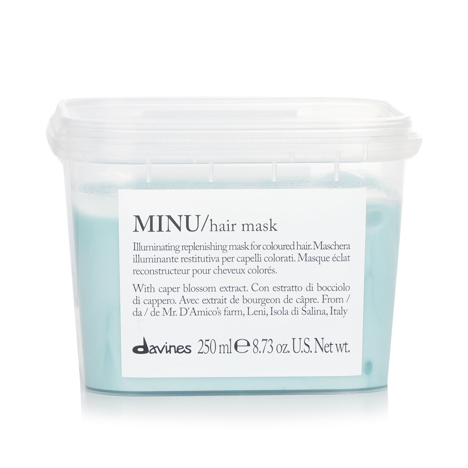 Davines Minu Pak Illuminating Replenishing Mask מסכה לשיער(לשיער צבוע) 250ml/8.73oz
