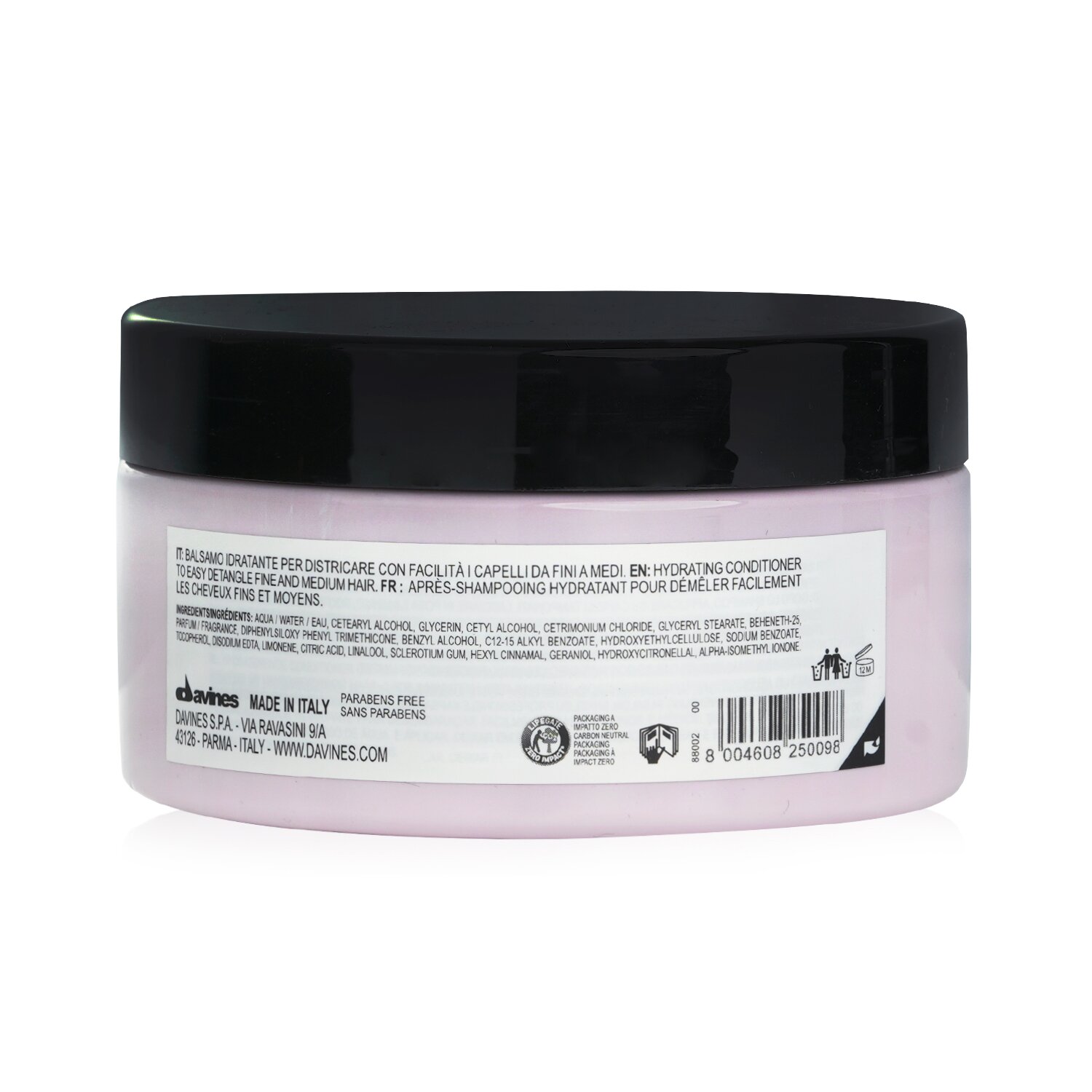 Davines Your Hair Assistant Prep Mild Cream Conditioner (For Fine to Medium Hair) 200ml/7.05oz