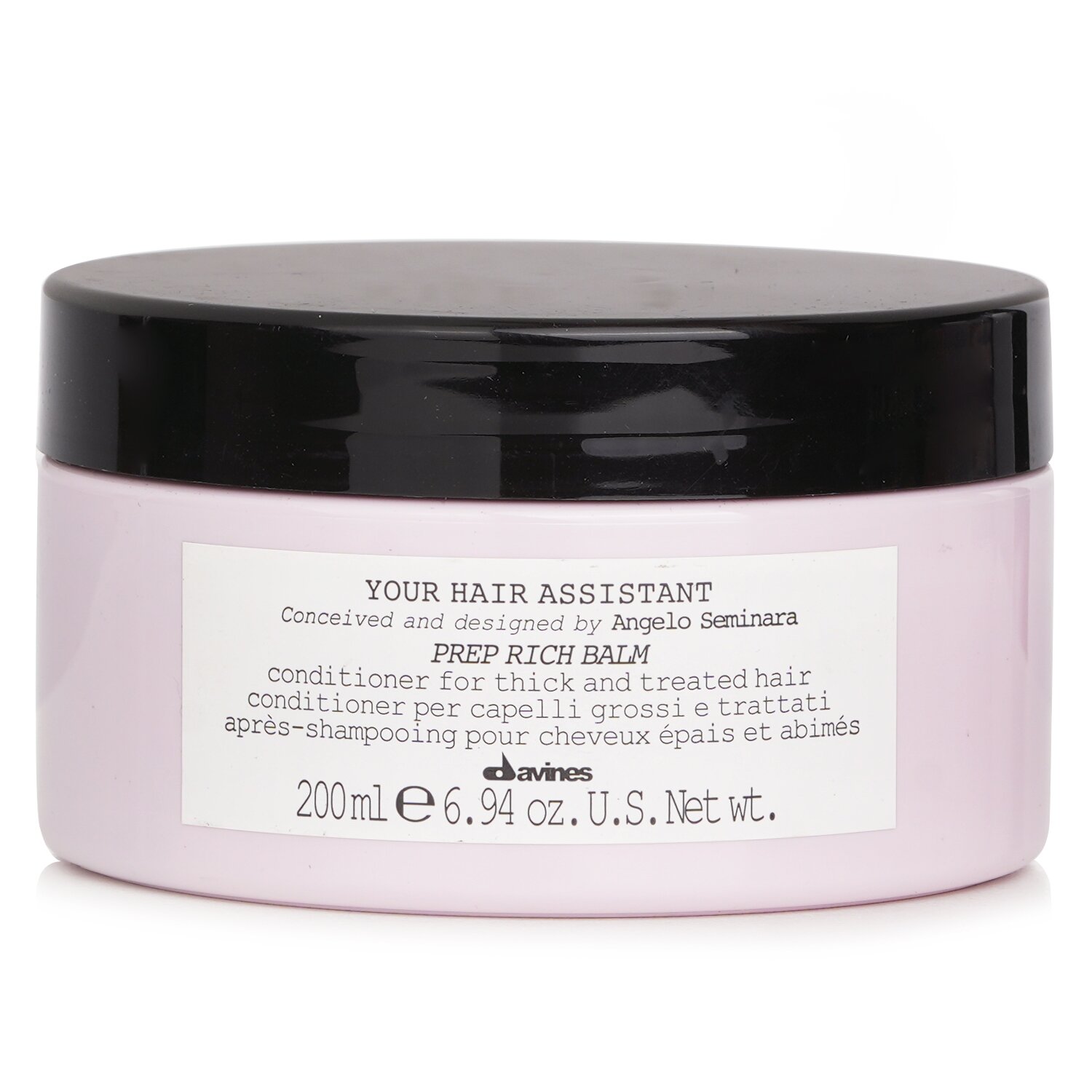 Davines Your Hair Assistant Prep Rich Balm Conditioner (For Thick and Treated Hair) 200ml/6.94oz