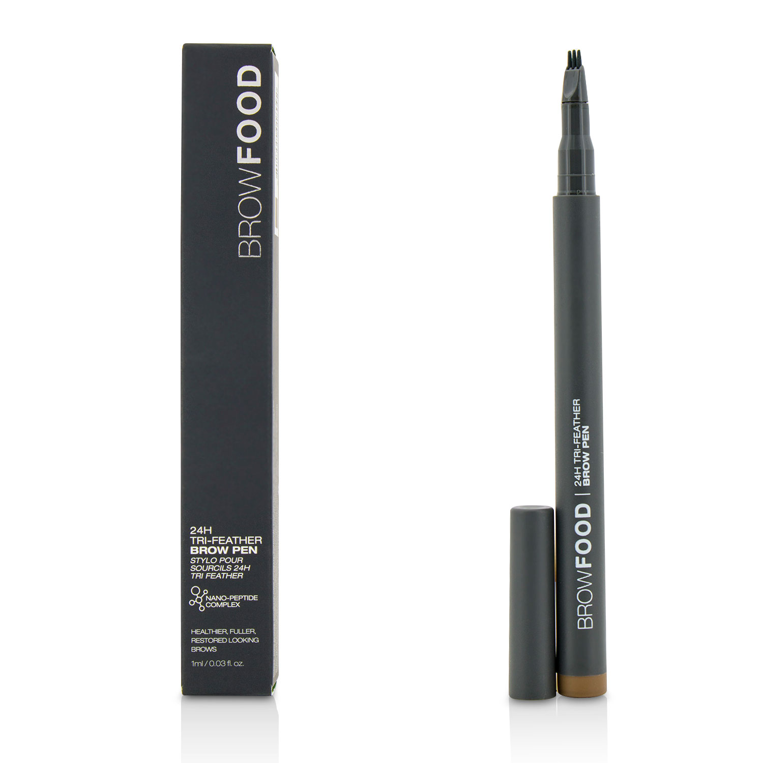 LashFood BrowFood 24H Tri Feather Brow Pen 1ml/0.03oz