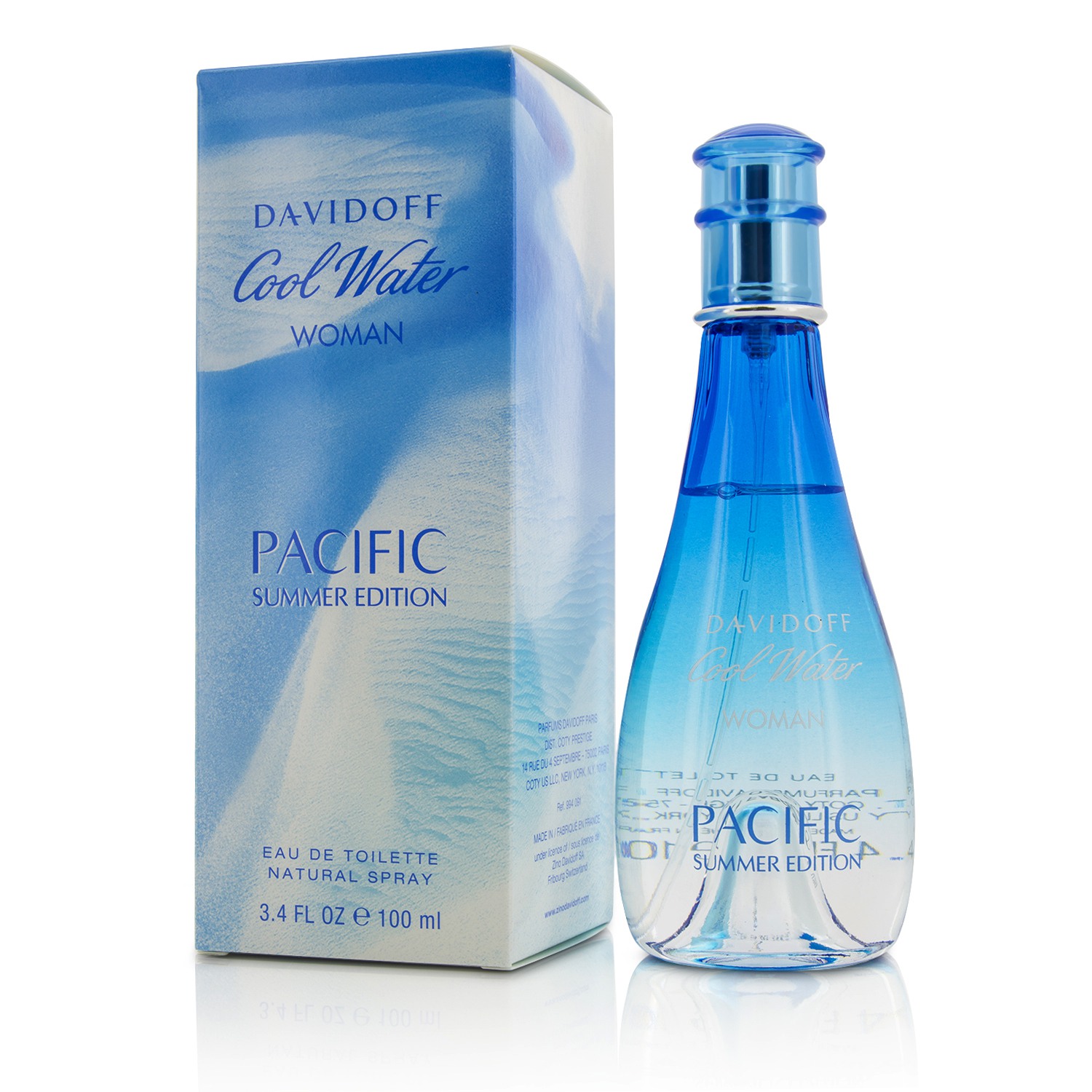 Davidoff Cool Water Pacific Summer Edition Eau De Toilette Spray 100ml/3.4oz