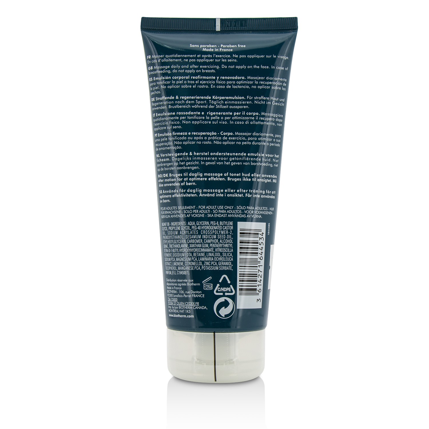 Biotherm Skin Fitness Firming & Recovery Body Emulsion 200ml/6.76oz