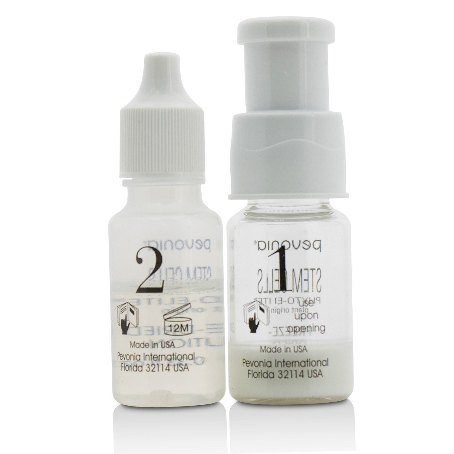 Pevonia Botanica Stem Cells Phyto-Elite Freeze-Dried Treatment: Freeze-Dried Vial 5g + Solution Bottle 10ml (Salon Product) 2pcs