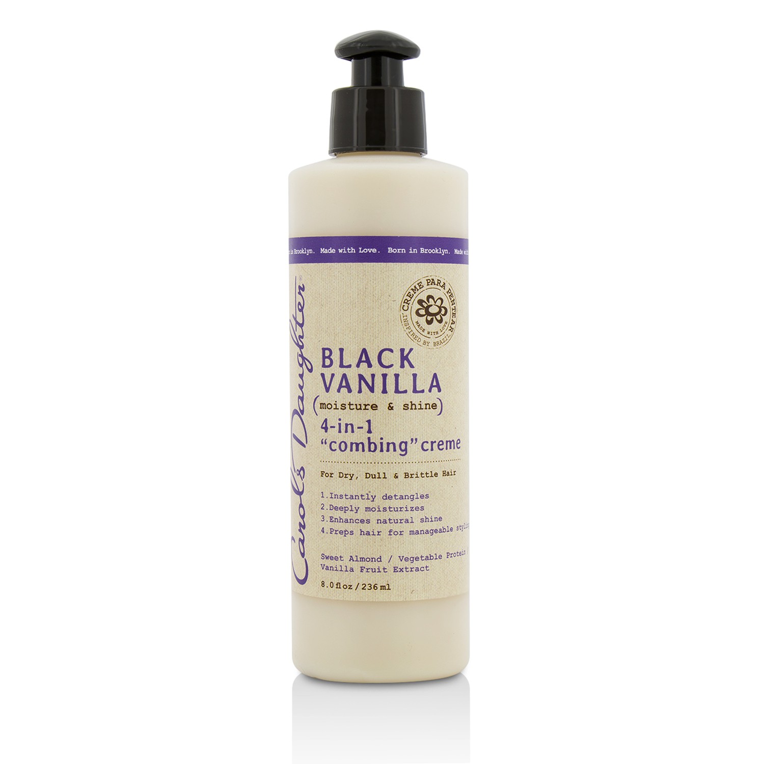 Carol's Daughter Black Vanilla Moisture & Shine 4-in-1 Combing Creme (For Dry, Dull or Brittle Hair) 236ml/8oz