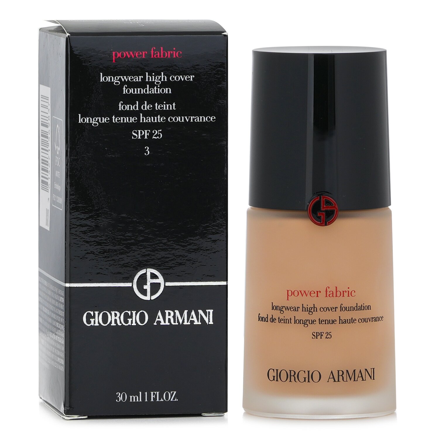 Giorgio Armani Power Fabric Base de Cobertura Alta de Larga Duración SPF 25 30ml/1oz