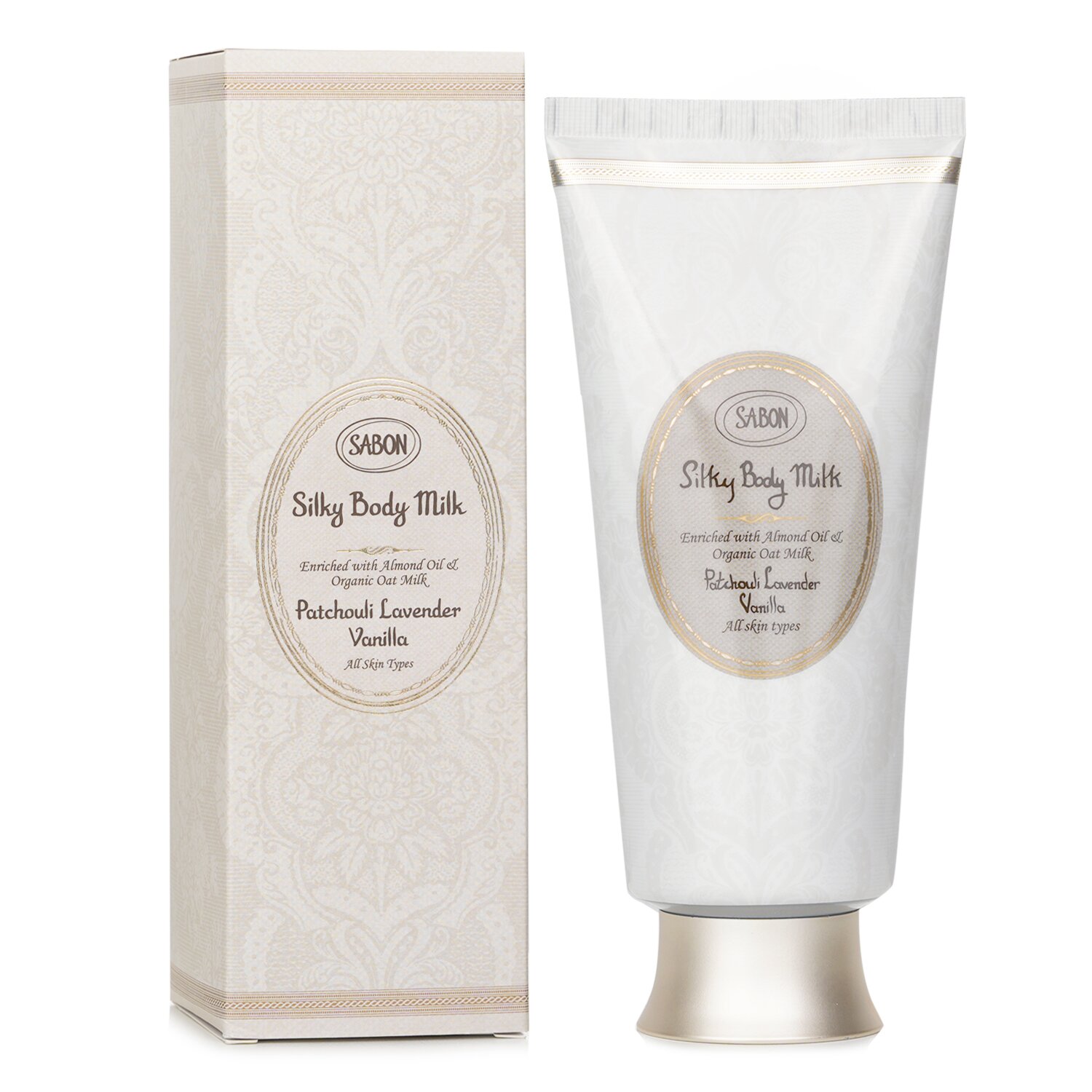 Sabon Silky Body Milk - Patchouli Lavender Vanilla 200ml/7oz