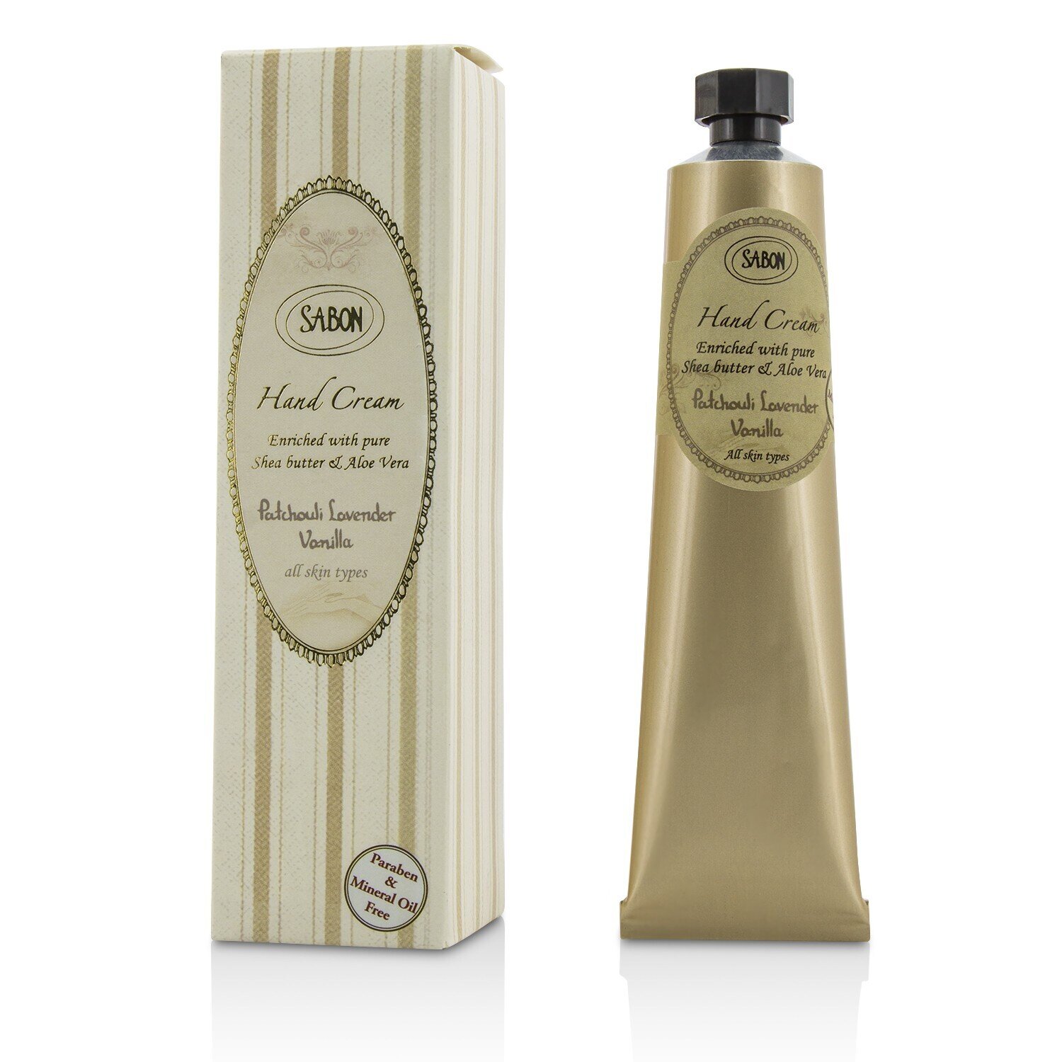 Sabon Hand Cream - Patchouli Lavender Vanilla (Tube) 50ml/1.66oz