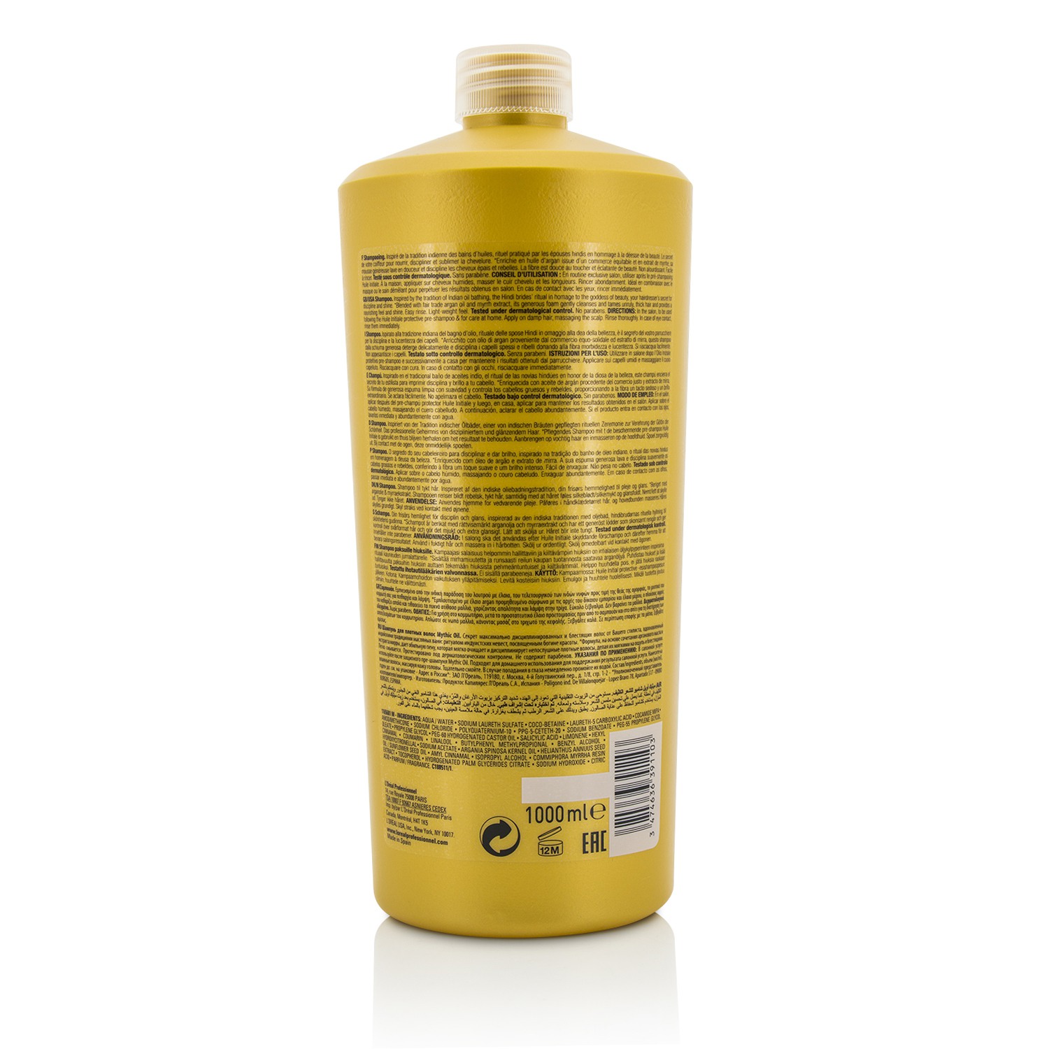 L'Oreal Professionnel Mythic Oil Shampoo with Argan Oil & Myrrh (Thick Hair) 1000ml/33.8oz