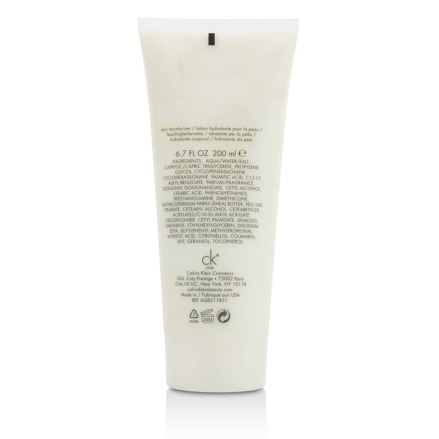 Calvin Klein CK 卡爾文·克雷恩 (卡文克萊) CK One潤膚乳(無盒裝) 200ml/6.7oz