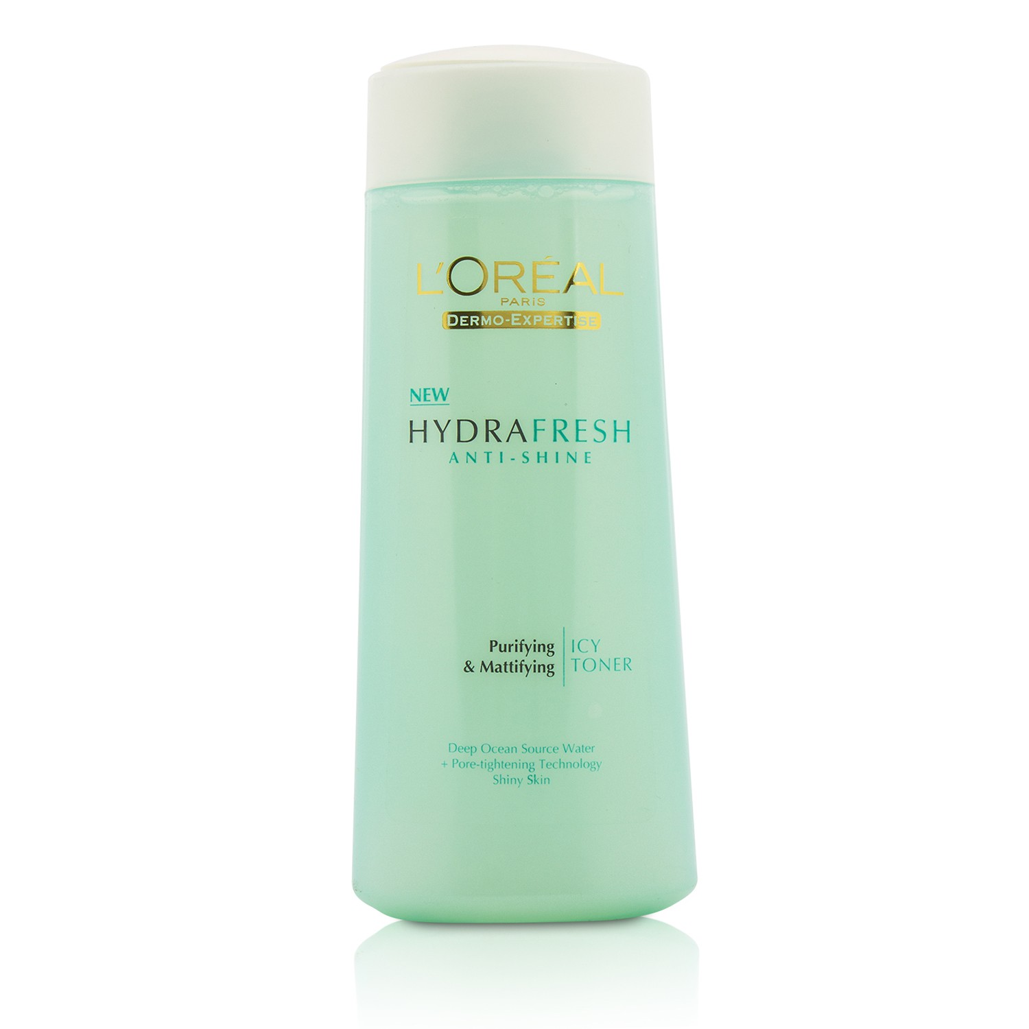 L'Oreal Dermo-Expertise Hydrafresh Anti-Shine Purifying & Mattifying Icy Toner - For Shiny Skin (Manufacture Date: 10/2013) 200ml/6.7oz