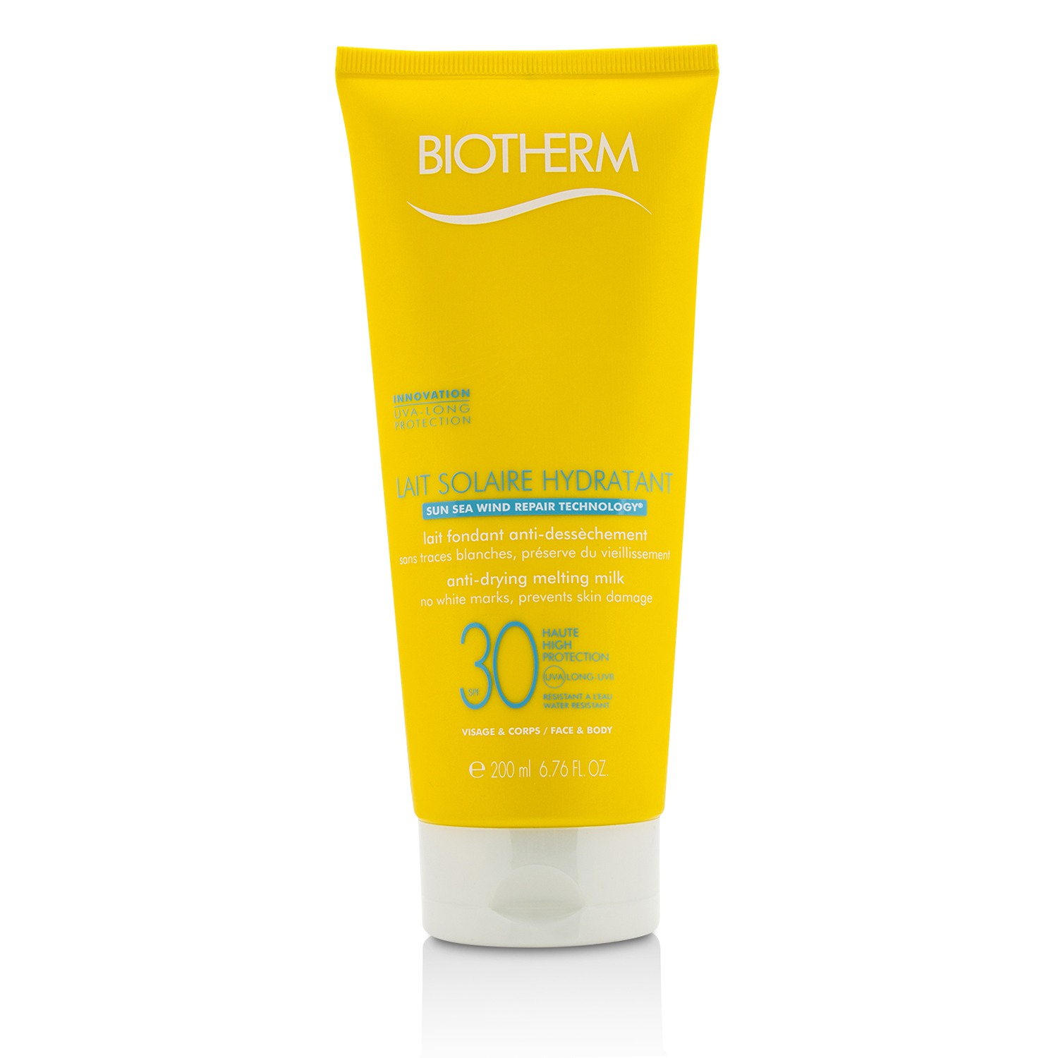 Biotherm Lait Solaire Hydratant Anti-Drying Melting Milk SPF 30 - For Face & Body 200ml/6.76oz