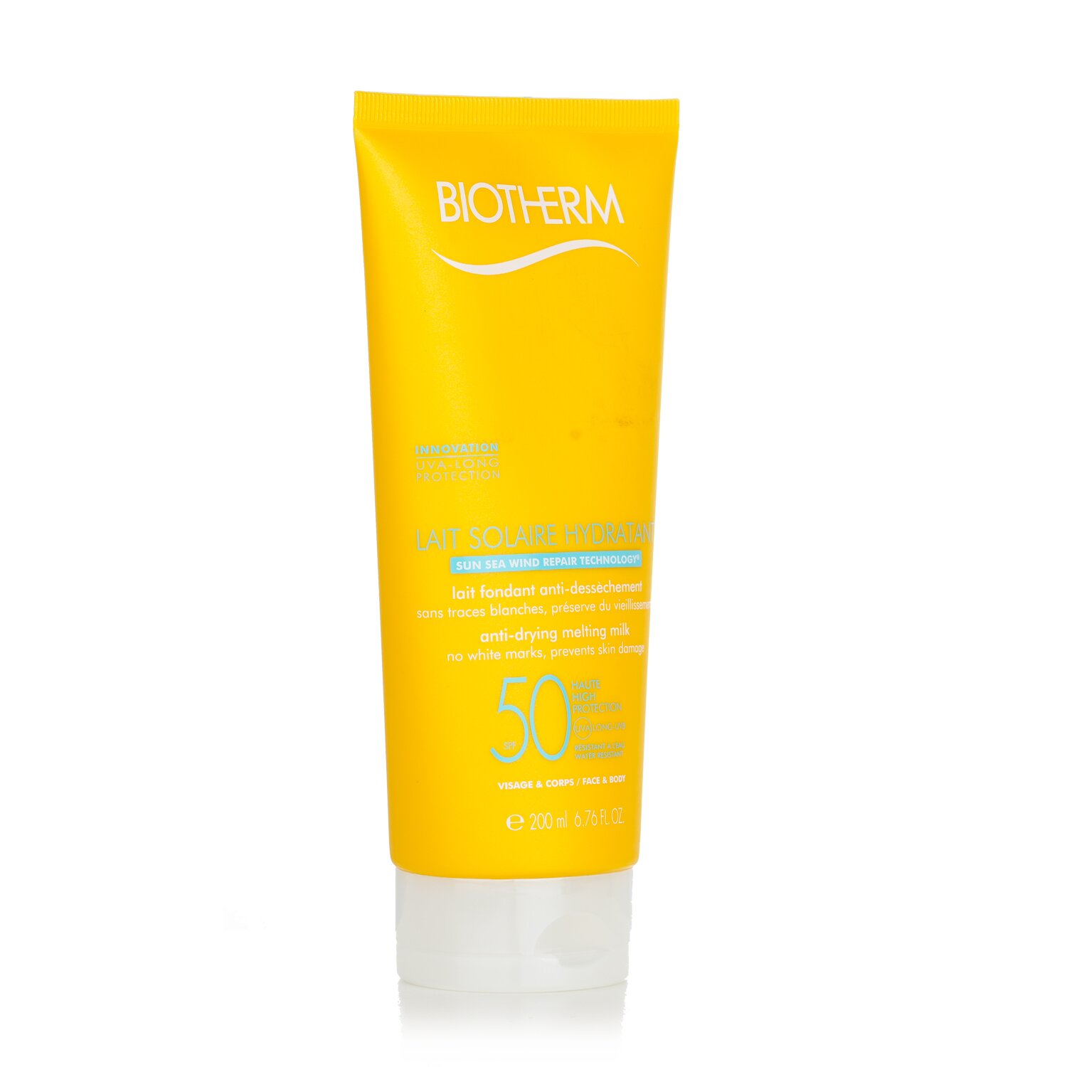 Biotherm Lait Solaire Hydratant Anti-Drying Melting Milk SPF 50 - For Face & Body 200ml/6.76oz