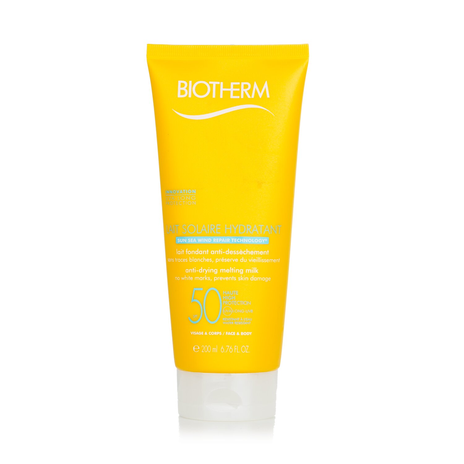 Biotherm Lait Solaire Hydratant Anti-Drying Melting Milk SPF 50 - For Face & Body 200ml/6.76oz